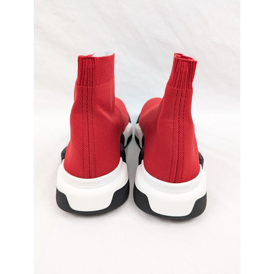 Balenciaga o1rshd1 Speed 2.0 Low-Top Sneakers in Red/Black/White Size US 9 / EU 42 - 20 Thumbnail