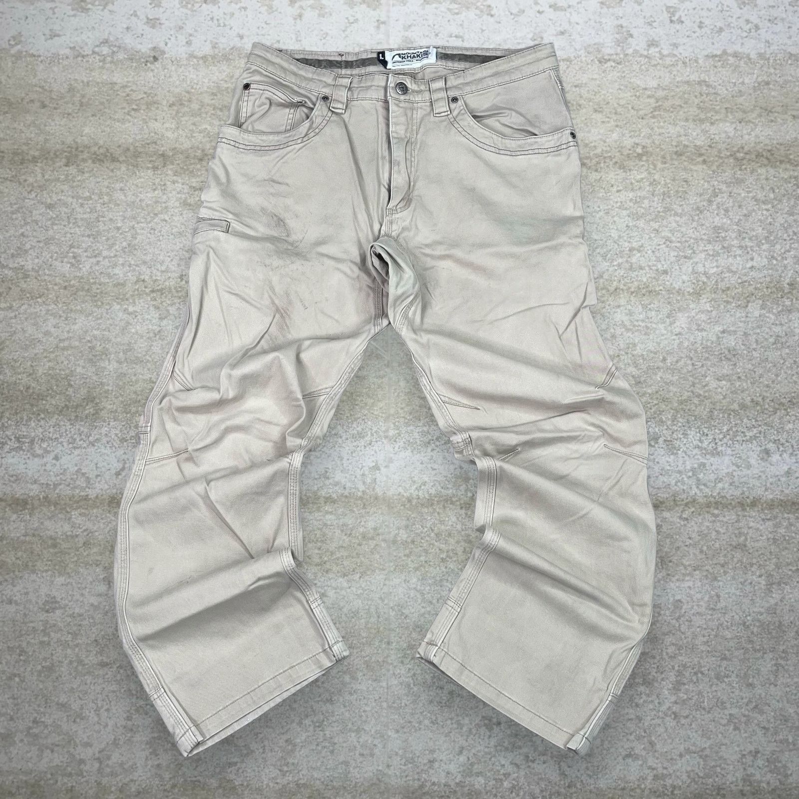 Mountain Khakis Vintage Y2K Mountain Khakis Pants 34x30 Regular Straight Tan Size US 34 / EU 50 - 2 Thumbnail