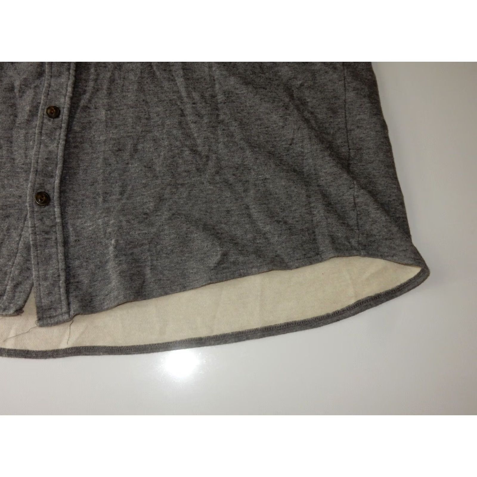 Vintage L.L. Bean Men's Button-Up Shirt XL Plaid Gray Long Sleeve Button Front Regular Fit Mens Size US XL / EU 56 / 4 - 3 Thumbnail