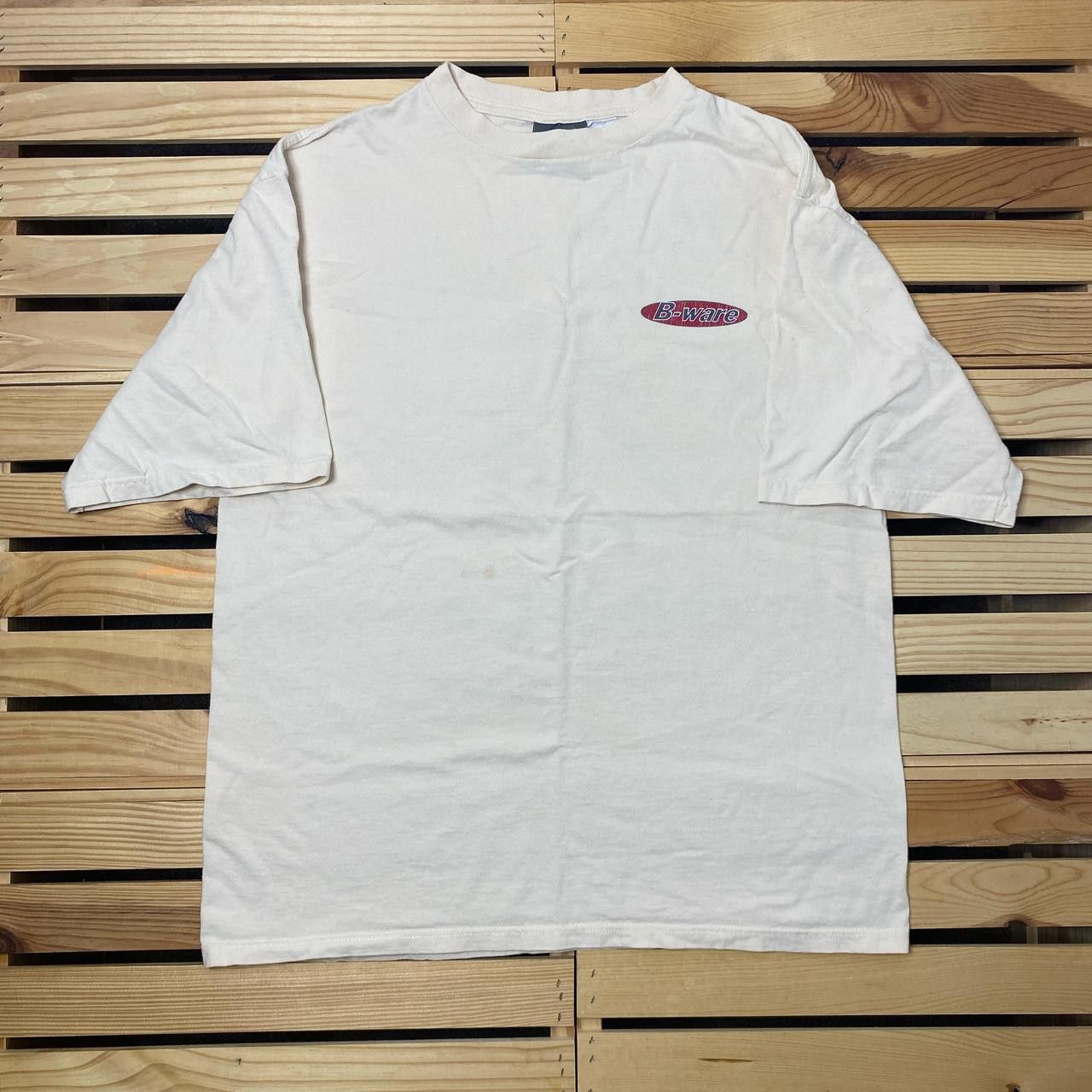 Bugle Boy Vintage Bugle Boy Beige Hockey Tee Size Large Size US L / EU 52-54 / 3 - 2 Thumbnail