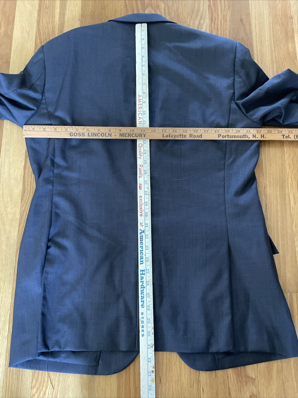 J.Crew J Crew Thompson Fit 44L Blue Suit 35x34 Pants Size 44L - 9 Thumbnail