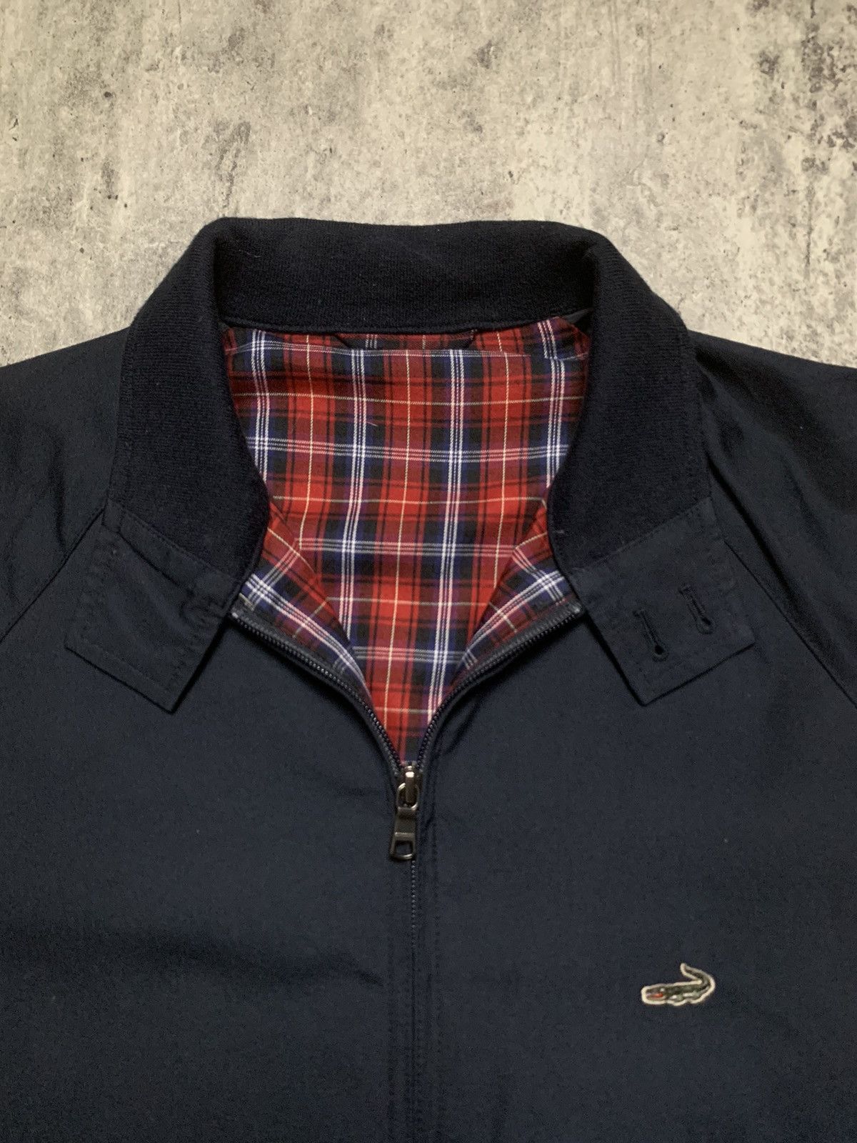 Japanese Brand Vintage Crocodile Japanese Fabric Lined Checked Jacket Size US L / EU 52-54 / 3 - 4 Thumbnail