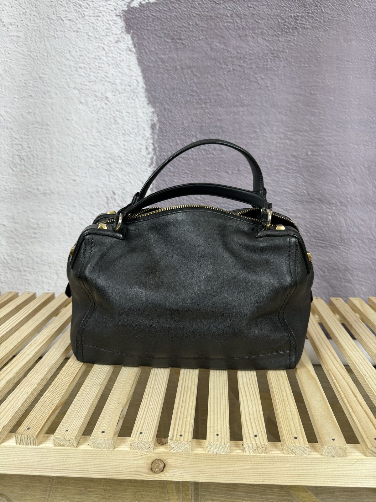 Salvatore Ferragamo Salvatore Ferragamo black leather handbag AU-21/D321 Size ONE SIZE - 5 Thumbnail
