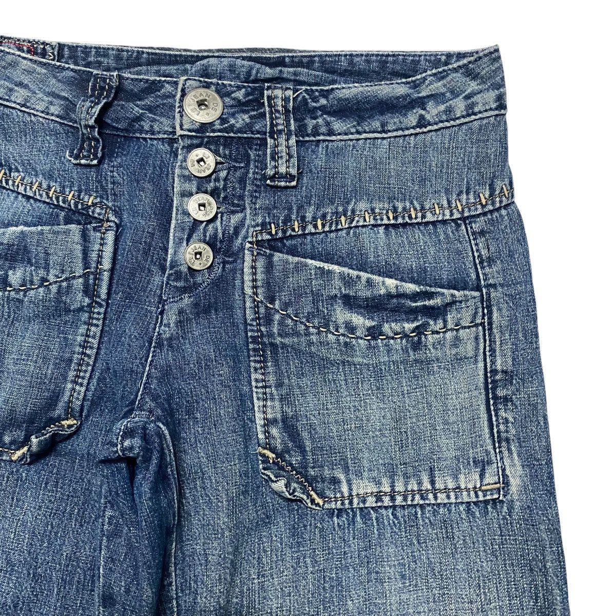 Marithe + Francois Girbaud Marithe Francois Girbaud Denim Super Flare Low Rise Jeans Size 28" / US 6 / IT 42 - 5 Thumbnail