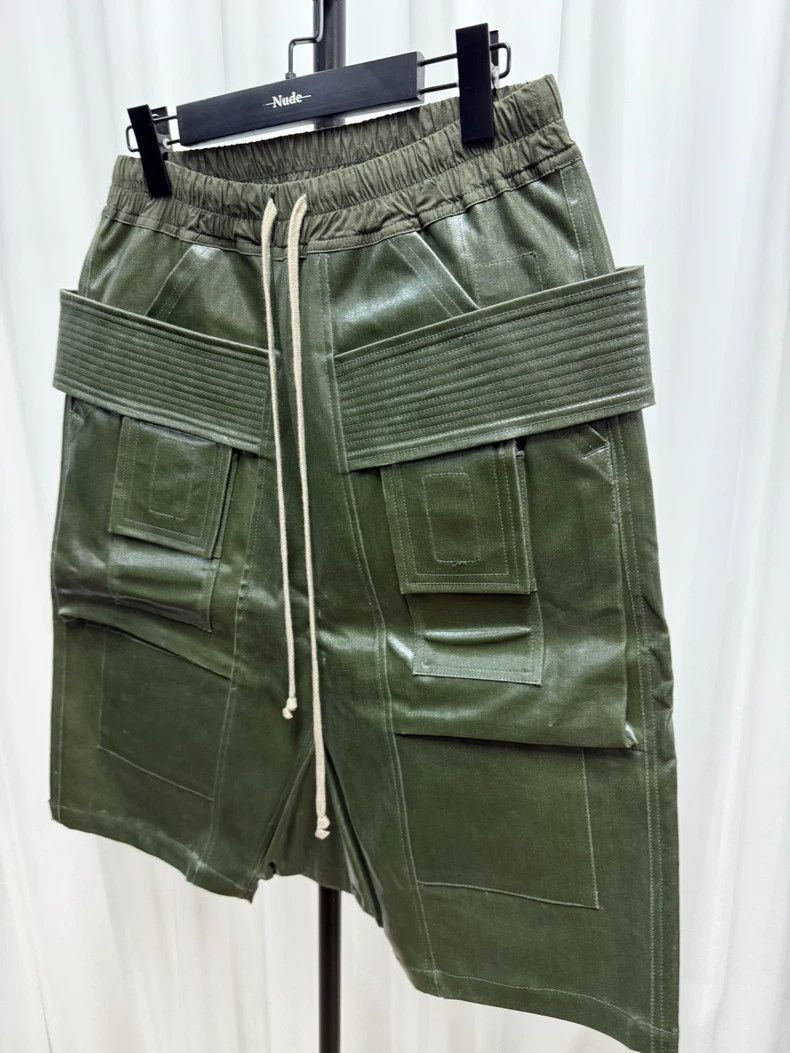 Rick Owens Rick owens size s Thick rubber double-loop pants 2504-Next Size US 28 / EU 44 - 2 Thumbnail