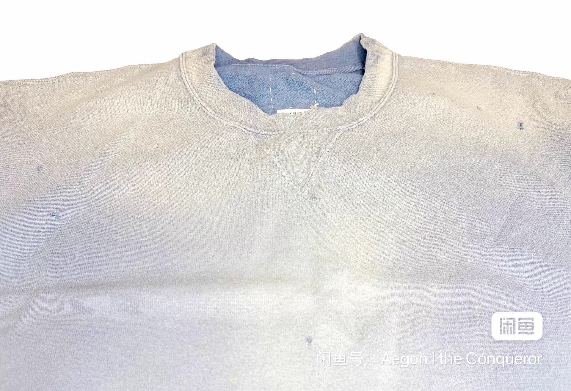 Visvim visvim 23ss court sweat s/s crash distressed blue 3 Size US L / EU 52-54 / 3 - 4 Thumbnail