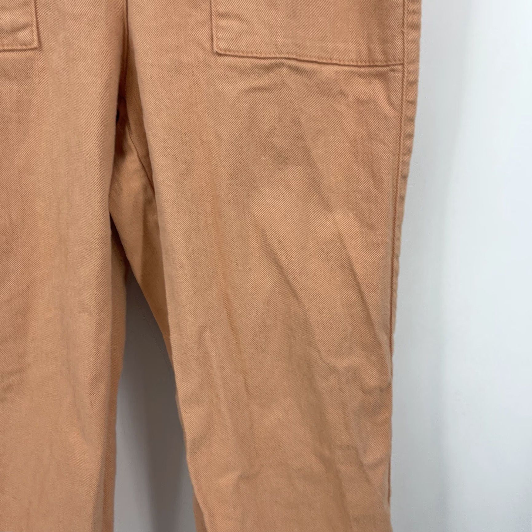 Vintage Rita Row Pants Womens Small High Rise Cropped Pocket Button Pink Peach Vintage: No? Size 28" / US 6 / IT 42 - 6 Thumbnail