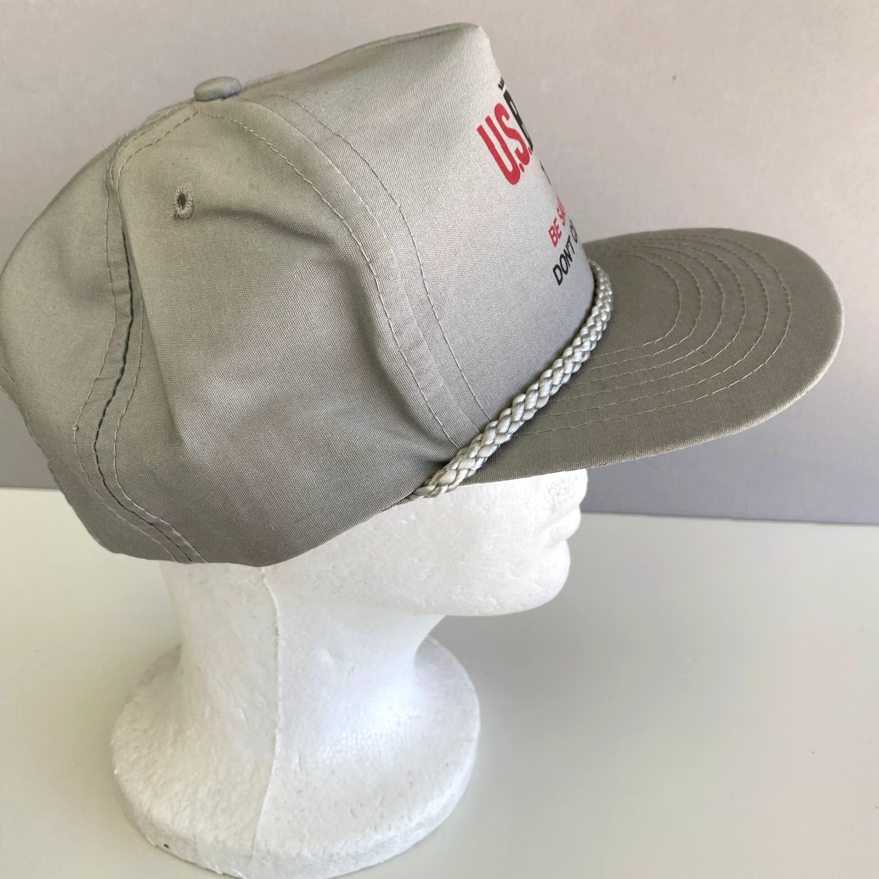 Kapital VINTAGE Capital Trucker Hat Gray 1991 USA 80s 90s Classic Outdoor Hat Mens One Size Cap Size ONE SIZE - 3 Thumbnail