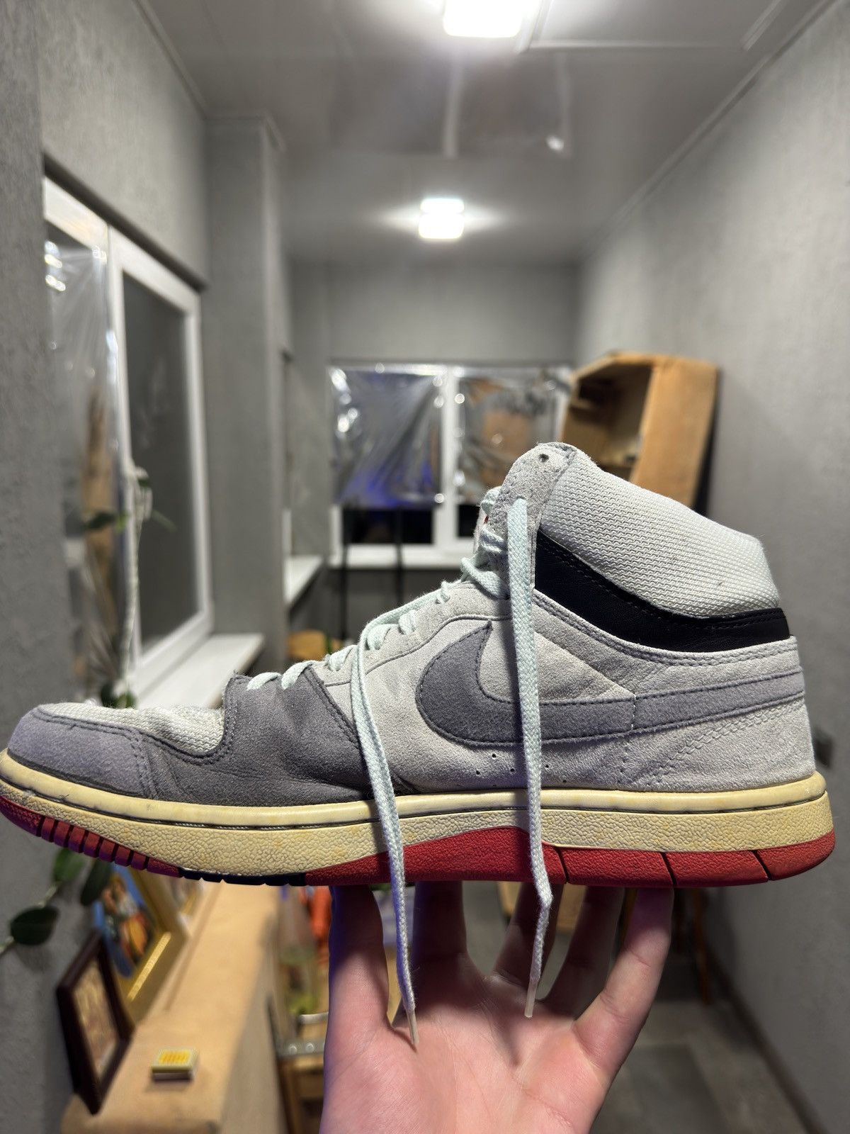 Nike Nike Court Force High Basic «Infrared» Size US 11 / EU 44 - 2 Thumbnail