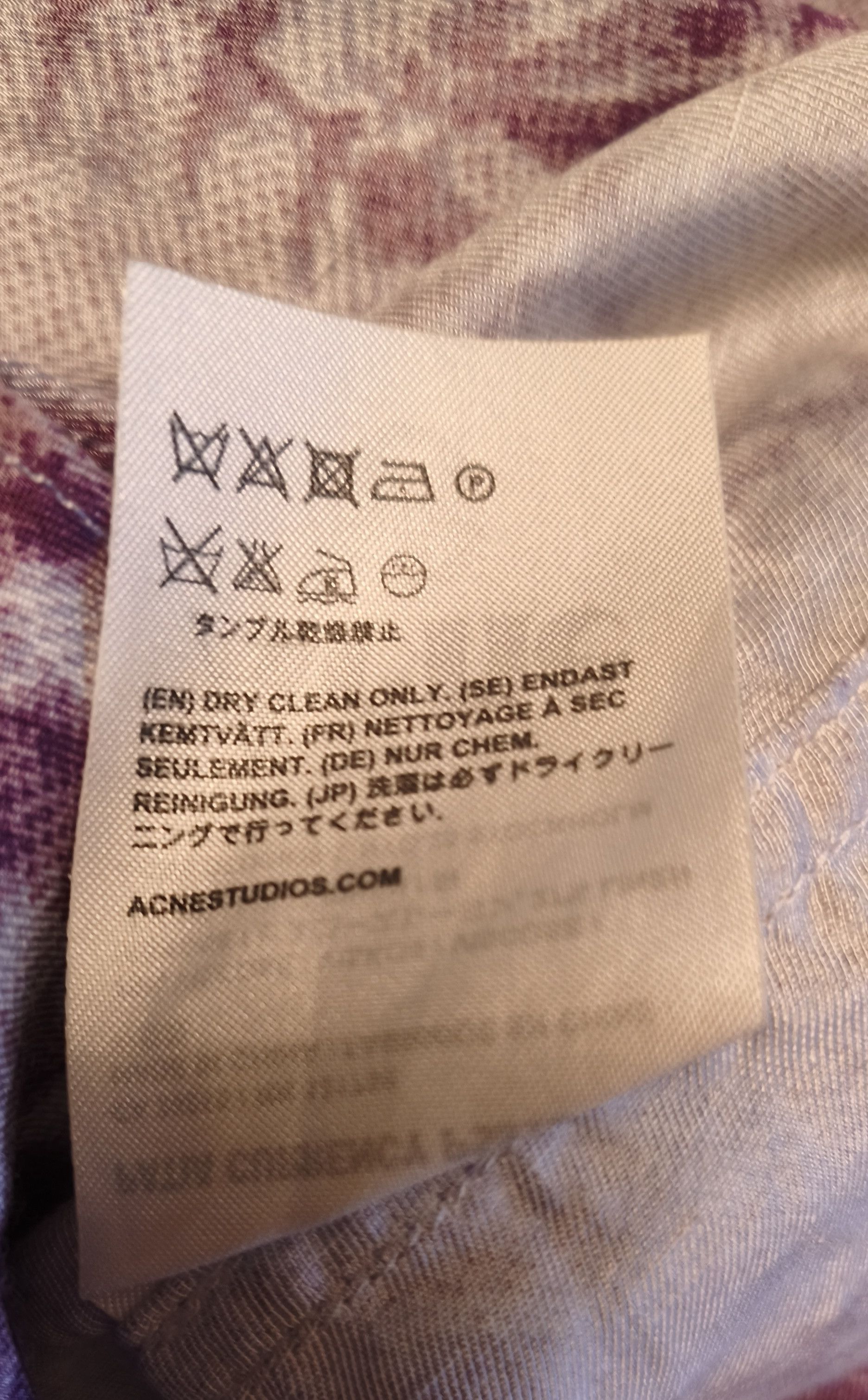 Acne Studios Oversized shirt - dollar bill-inspired print Size M / US 6-8 / IT 42-44 - 5 Thumbnail
