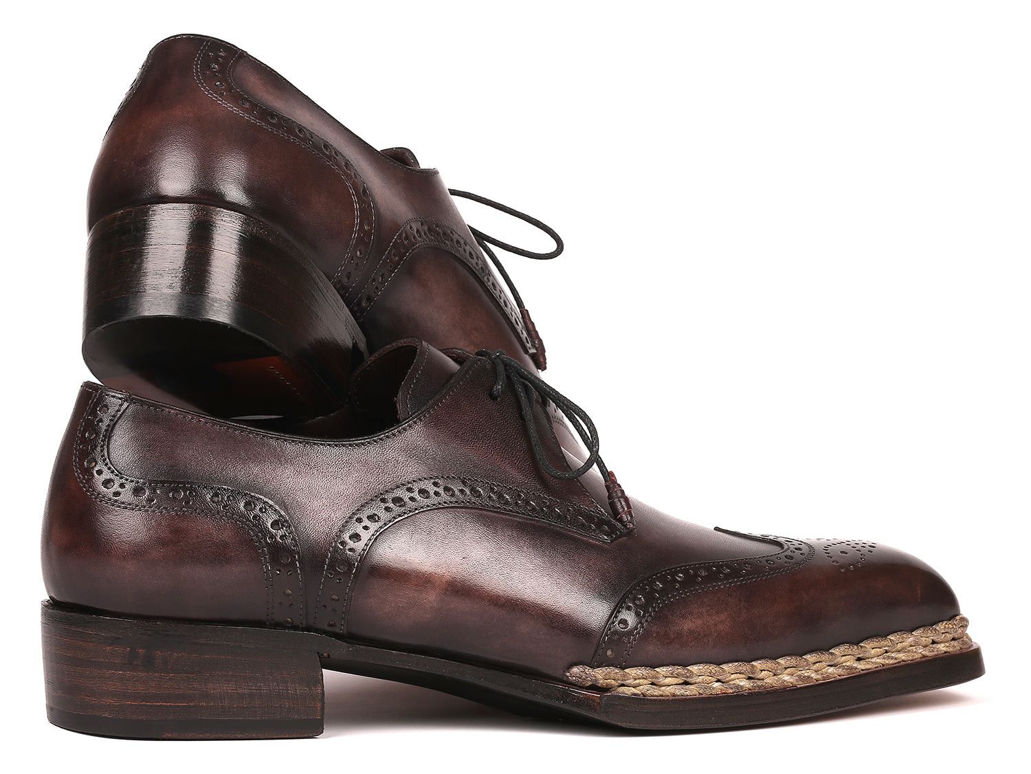 Handmade Handmade Norwegian Welted Wingtip Derby Shoes Bronze Size US 10 / EU 43 - 2 Thumbnail