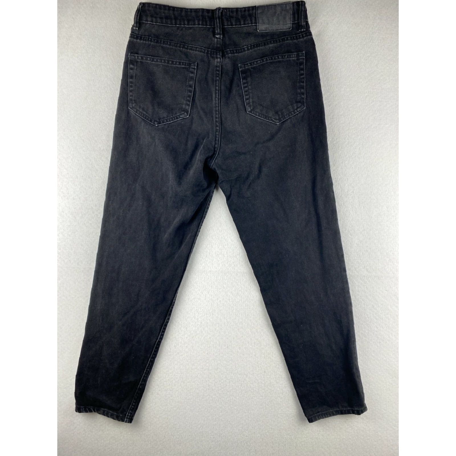 Zara Zara Jeans Women 6 Black Cropped Denim 5-Pocket Comfort Regular Rise Mid Size 28" / US 6 / IT 42 - 7 Thumbnail