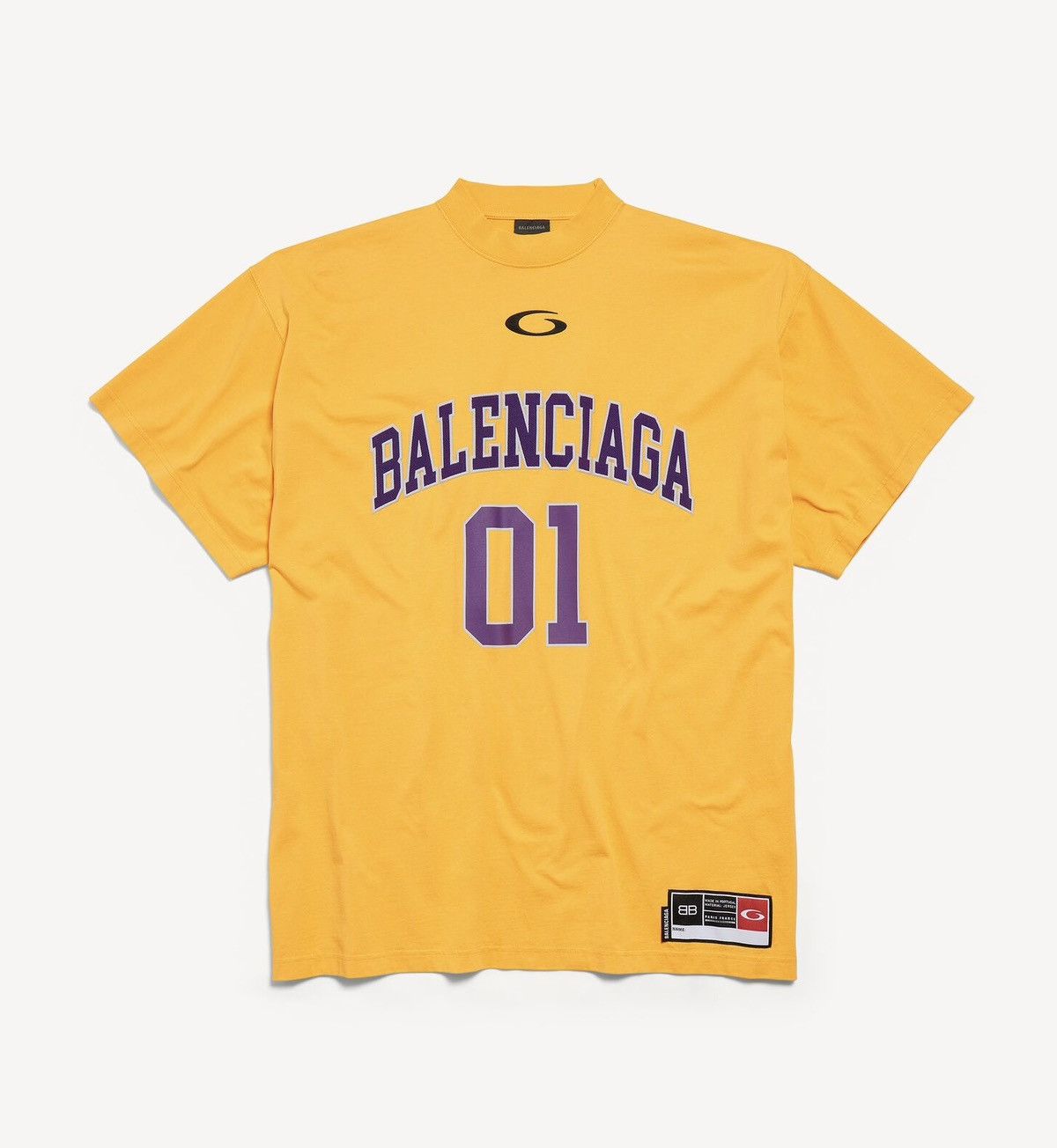 Balenciaga Balenciaga Basketball Oversized T-Shirt Size US XS / EU 42 / 0 - 1 Thumbnail