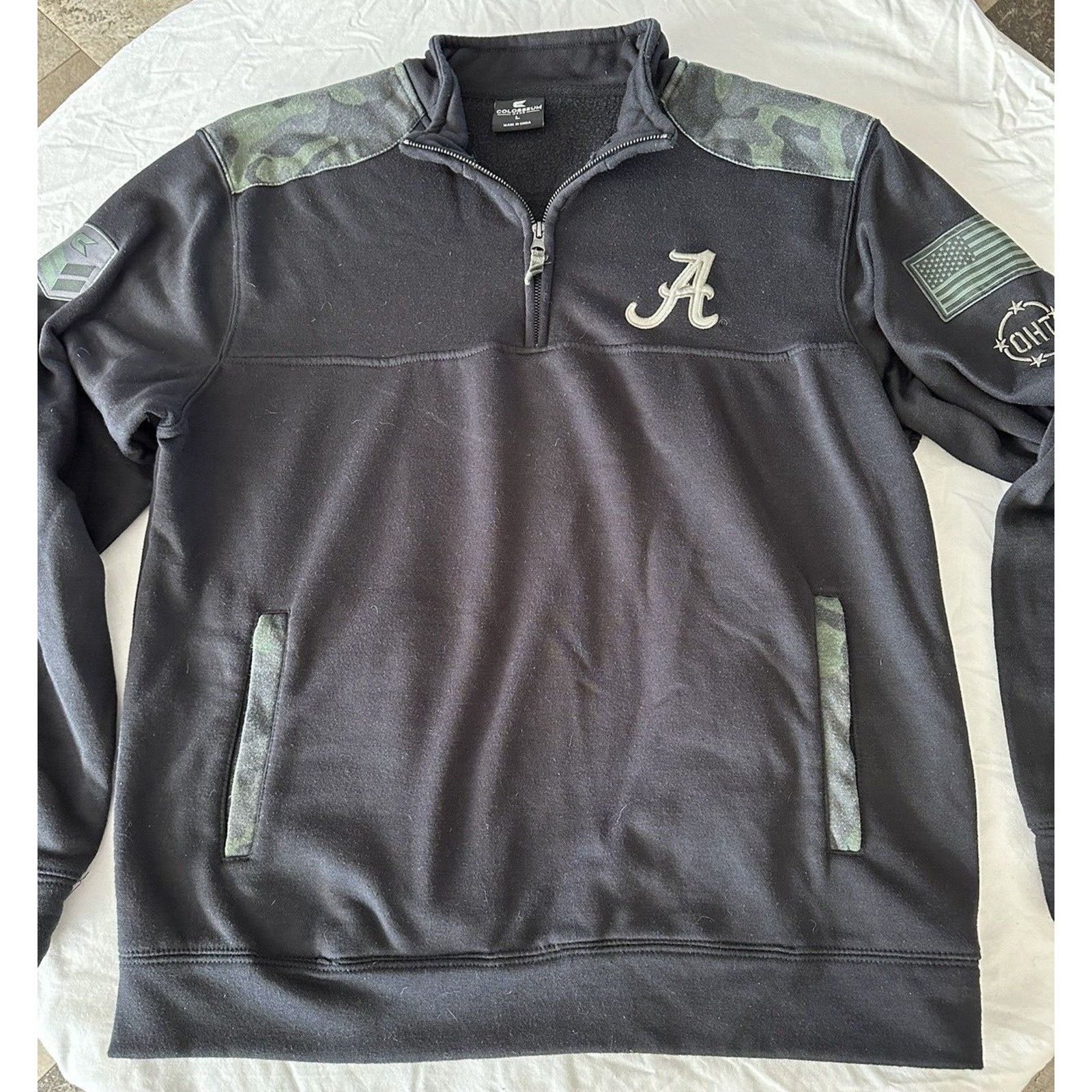 Colosseum Athletics Colosseum Military Alabama Crimson Tide LR Back/CamoPullover Size US L / EU 52-54 / 3 - 2 Thumbnail
