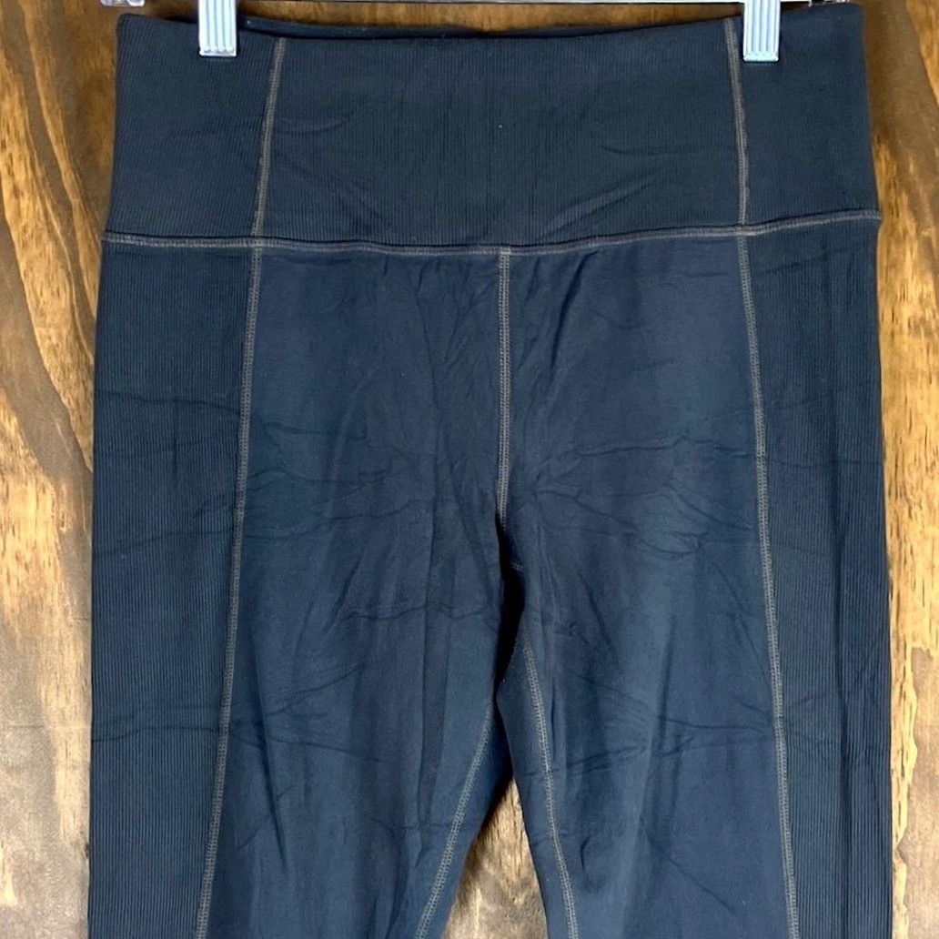 Athleta Athleta Womens Pants Charcoal Pull On Athletic Nylon Stretch Leggings Medium Size 32" / US 10 / IT 46 - 2 Thumbnail