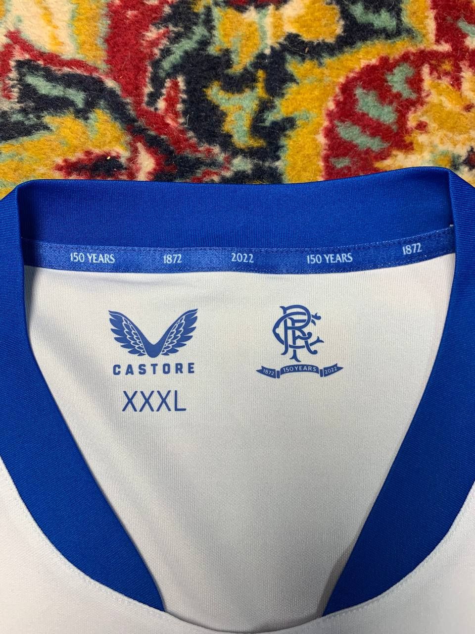 Vintage Rangers Home Shirt Soccer Jersey 2021/22 Castore Mens Size US XXL / EU 58 / 5 - 3 Thumbnail