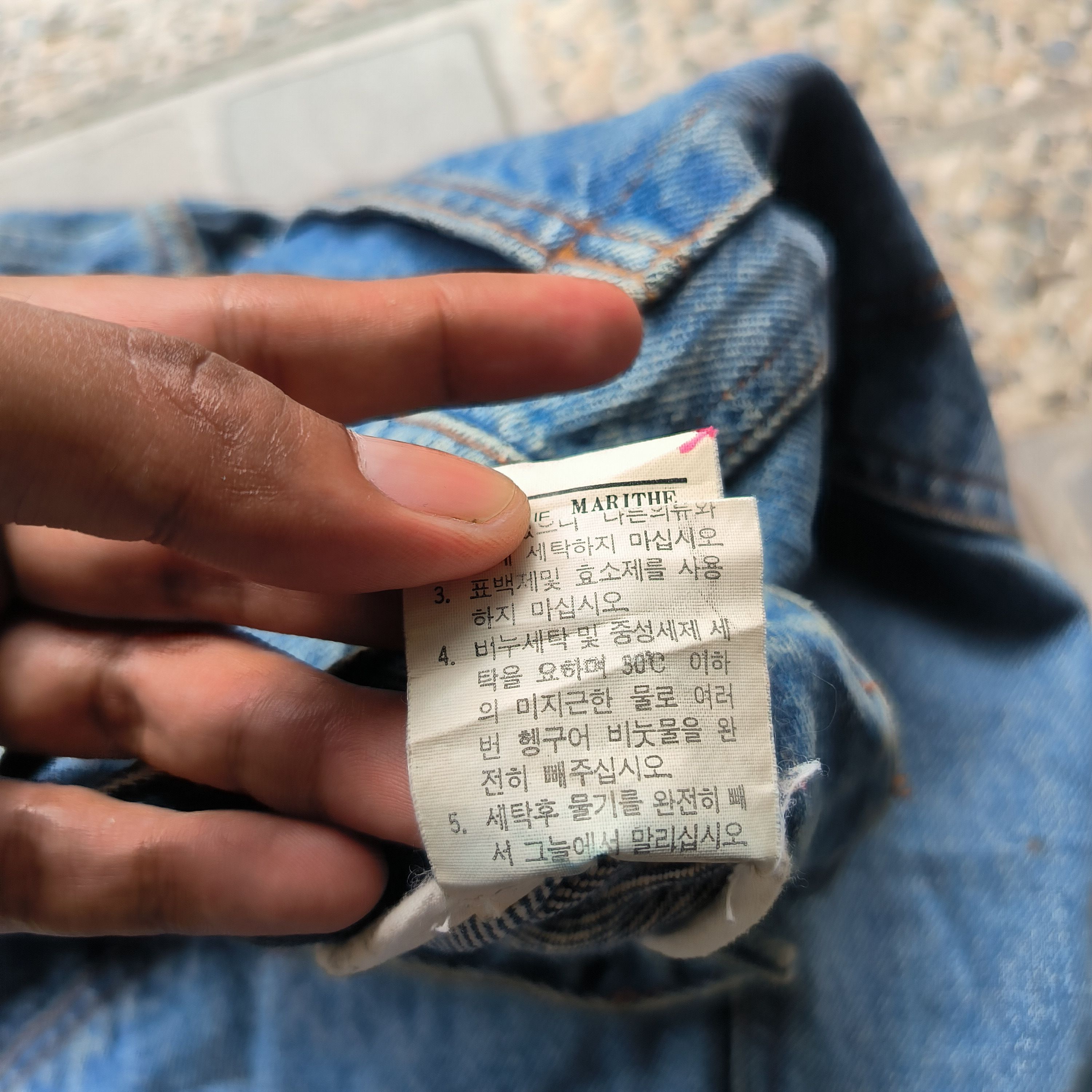 Marithe + Francois Girbaud Vintage 1990s Girbaud Stone Wash Jeans Size US 28 / EU 44 - 7 Thumbnail