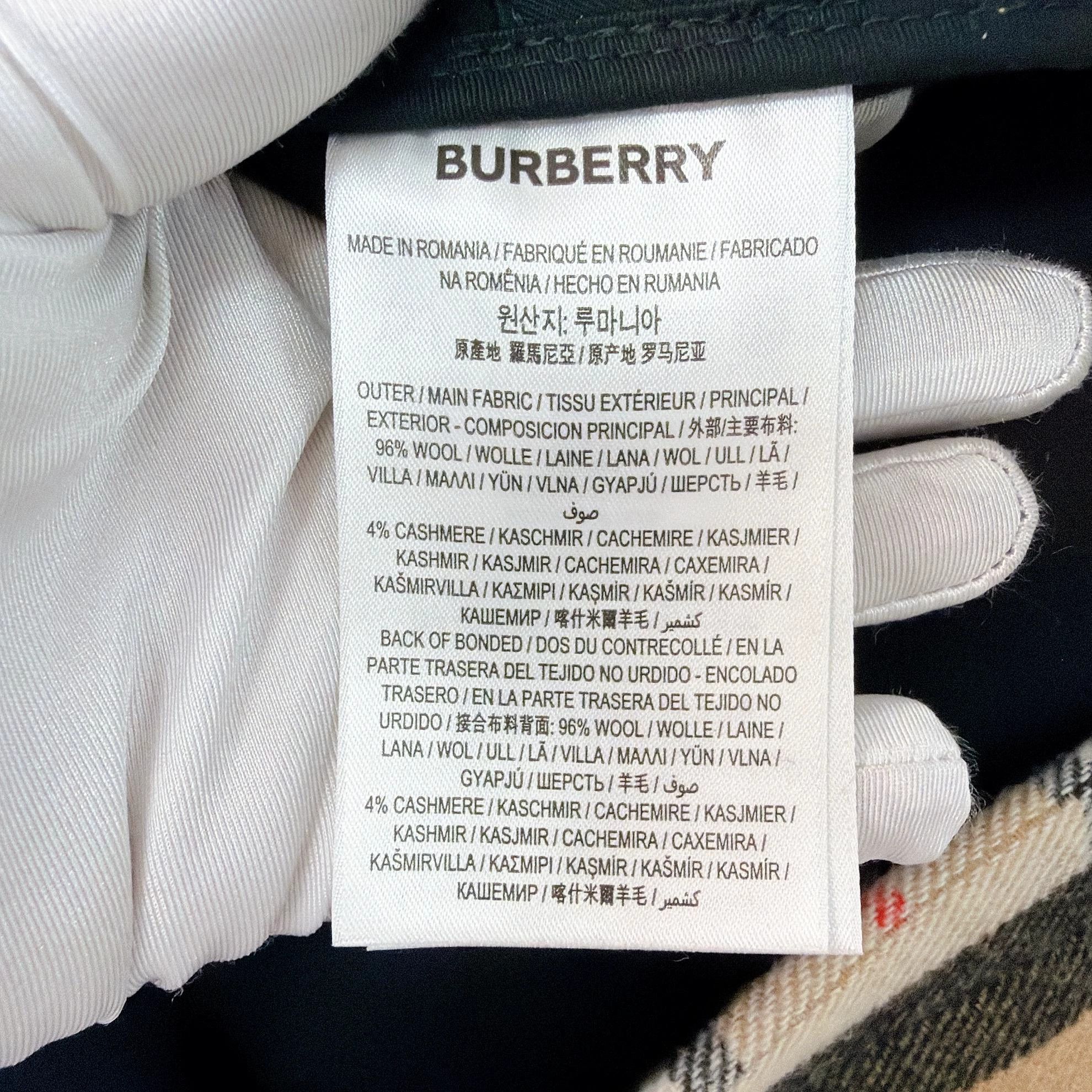 Burberry Burberry color-blocked check wool jacket M Size US M / EU 48-50 / 2 - 8 Thumbnail