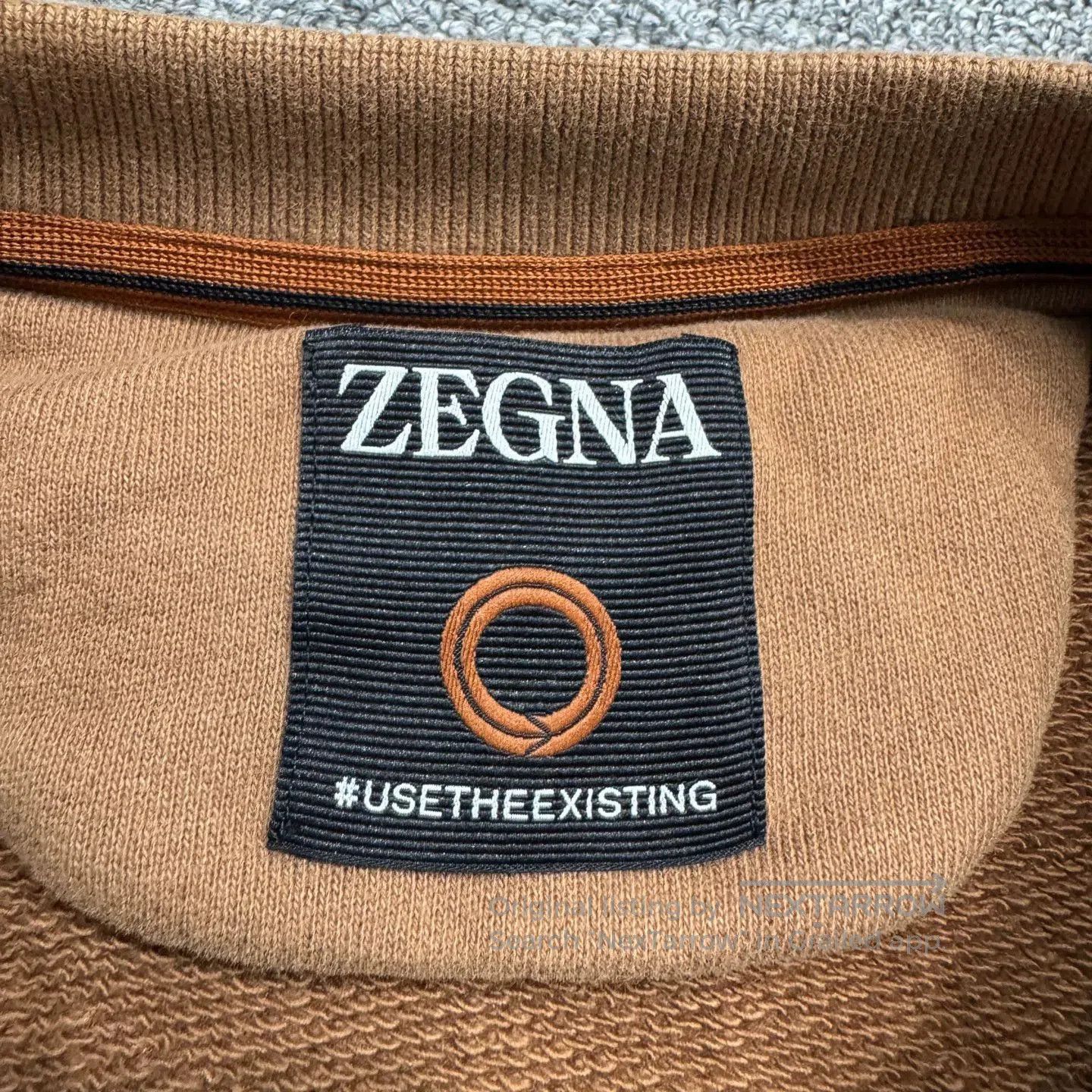 Ermenegildo Zegna Beige Long Sleeve Sweatshirt Size L. Size US L / EU 52-54 / 3 - 2 Thumbnail
