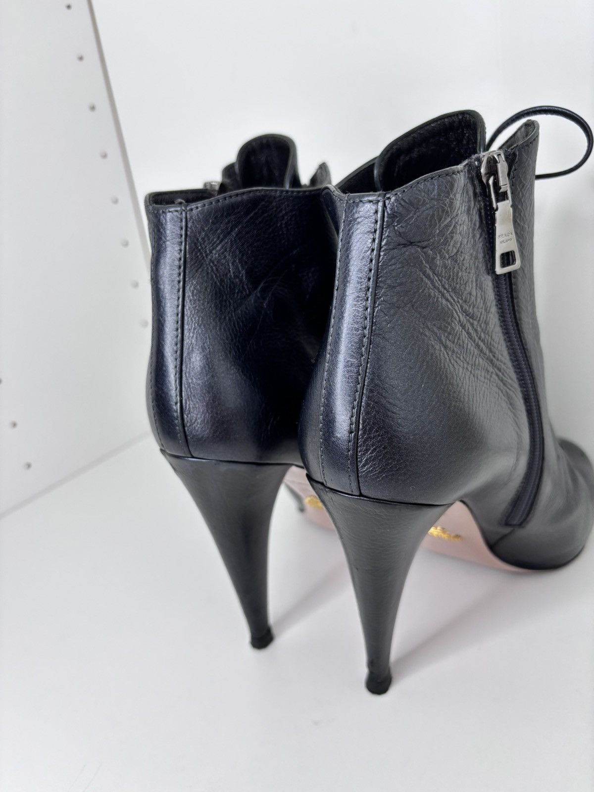 Prada Prada ankle boots leather authentic Size US 6.5 / IT 36.5 - 6 Thumbnail