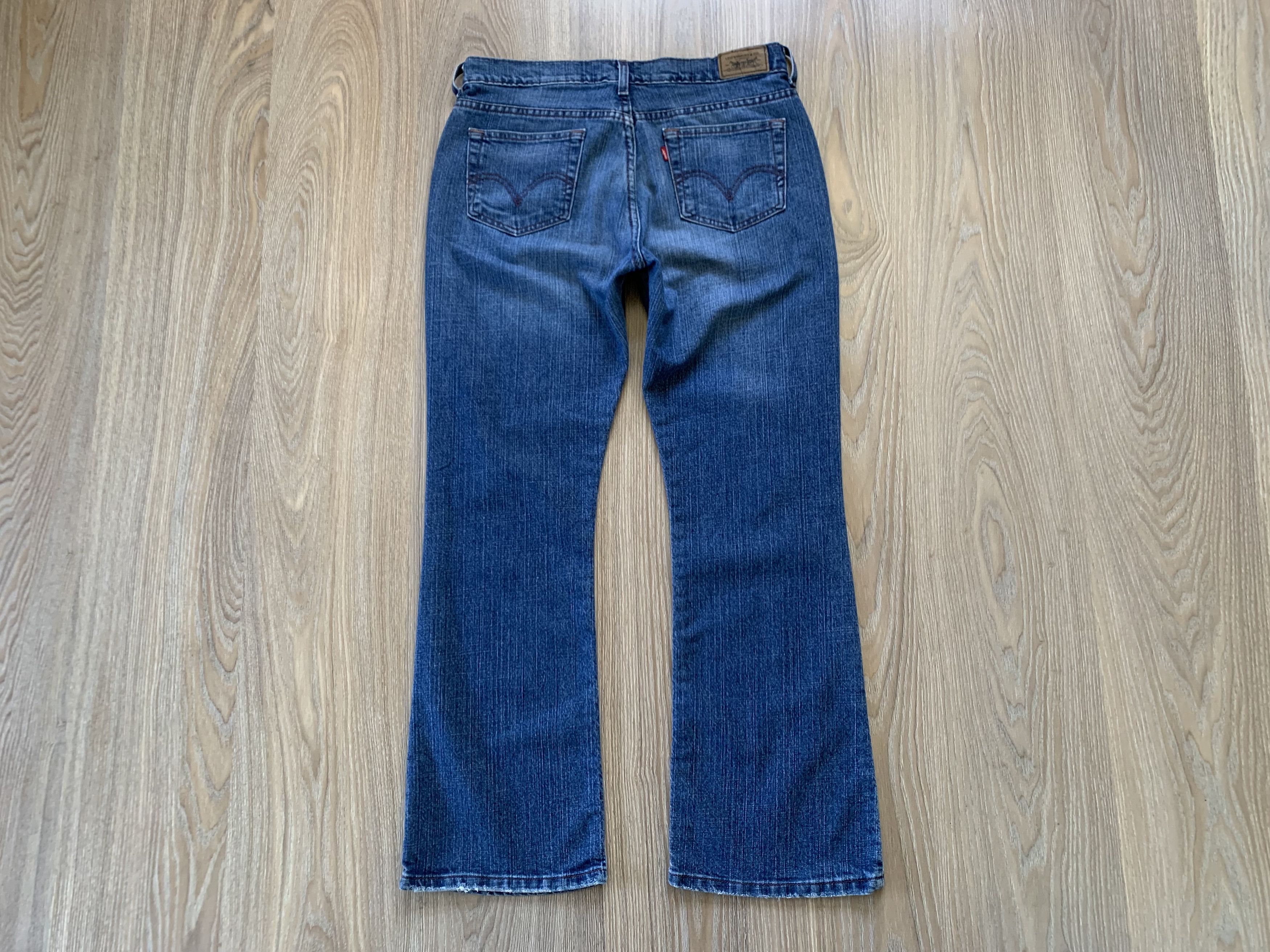 Levi's Levi’s 515 Bootcut Blue Wash Flare Denim Jeans Size US 31 - 3 Thumbnail
