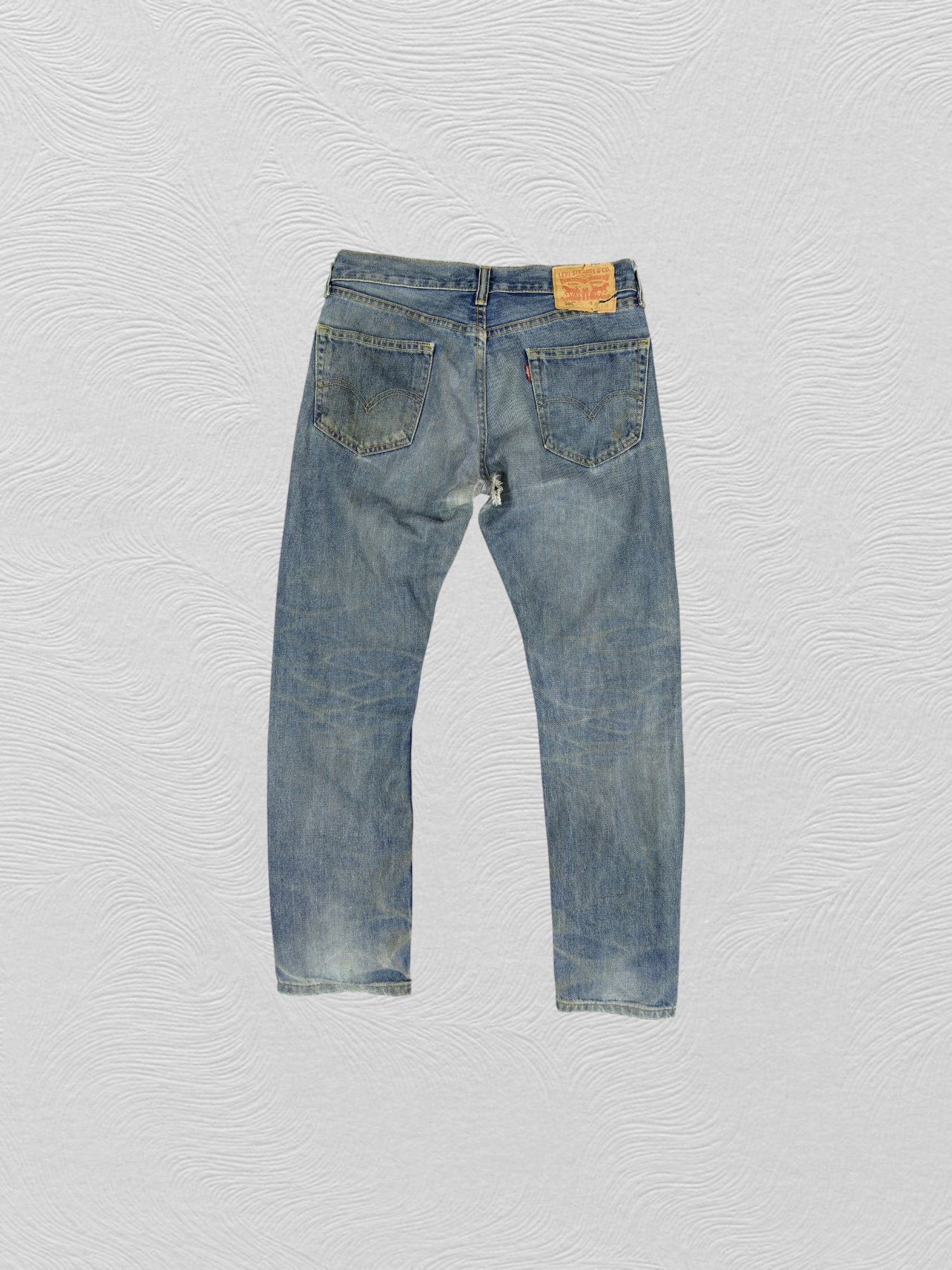 Levi's Distressed Blue Vintage Levi's 505 Denim 31x29.5 -JN146 Size US 31 - 2 Thumbnail