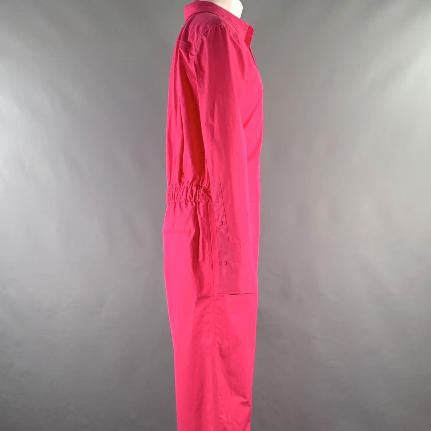 Valentino VALENTINO Pink Cotton Hidden Placket Jumpsuit SIZE S Men Adult 33 Inseam Vintage? Size 36R - 3 Thumbnail