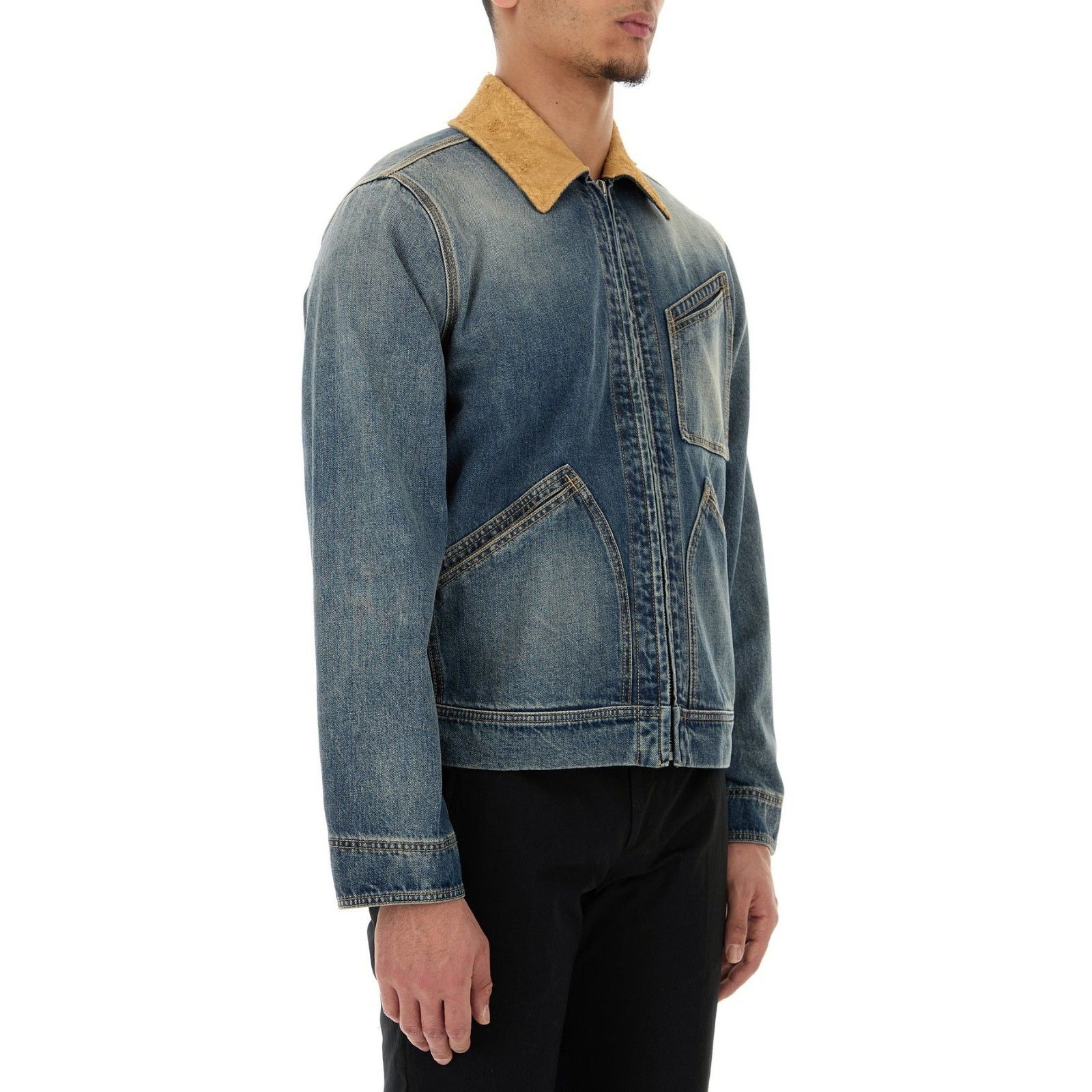 Alexander McQueen ALEXANDER MCQUEEN Denim Jacket New & Authentic (Men's size:5 Size US M / EU 48-50 / 2 - 3 Thumbnail