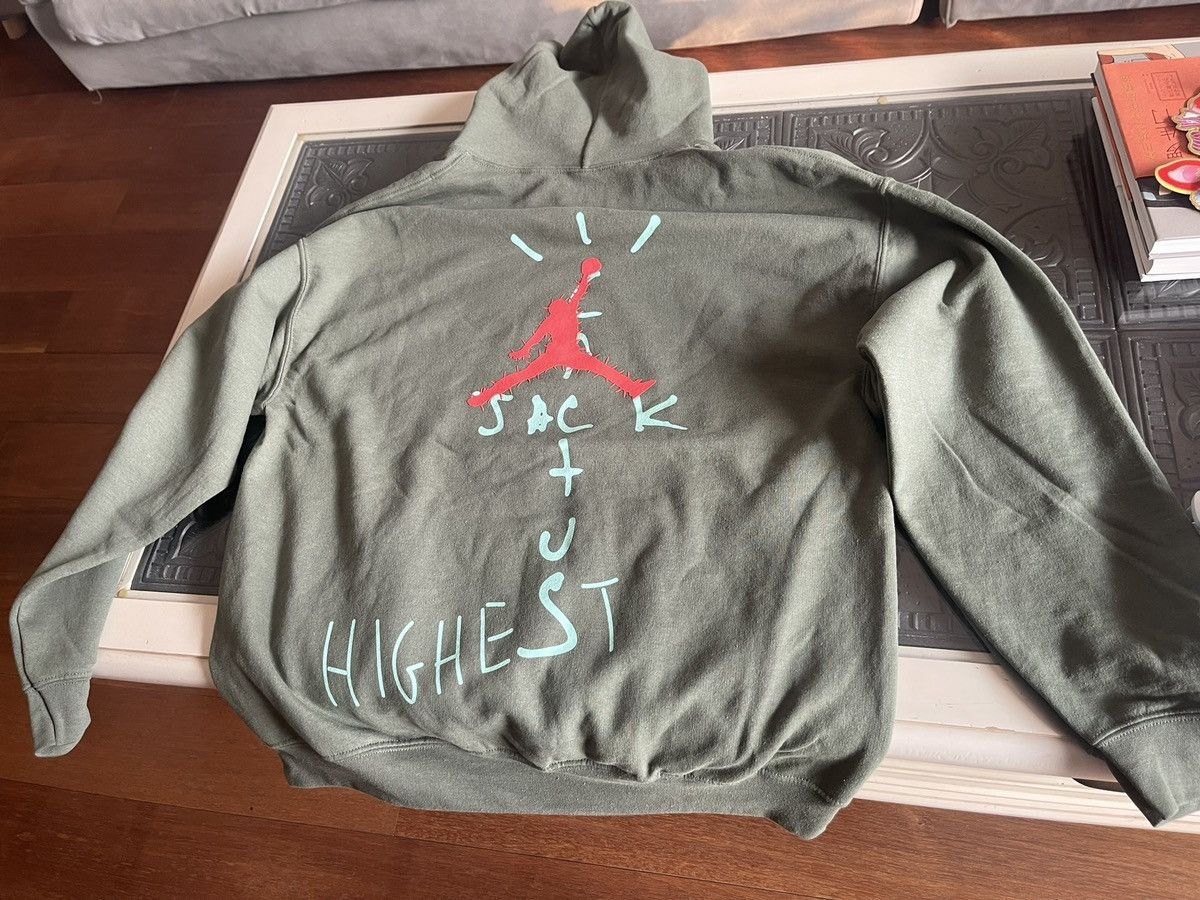 Jordan Brand × Travis Scott travis sccot Jordan cactus Jack Highest hoodie green Size US L / EU 52-54 / 3 - 3 Thumbnail