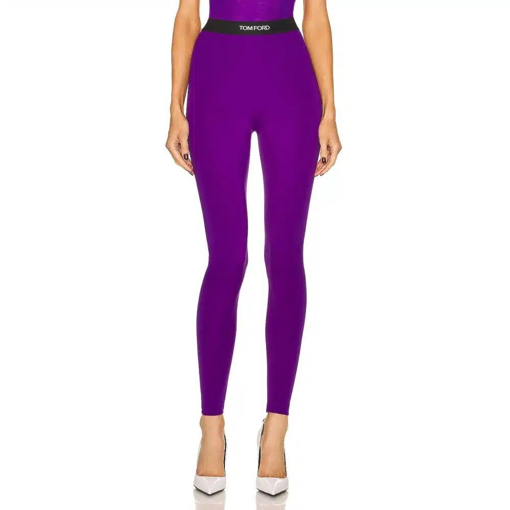 Tom Ford o1loc1c1224 PAJ096 Leggings in Purple Size 25" / US 0 / IT 36 - 3 Thumbnail