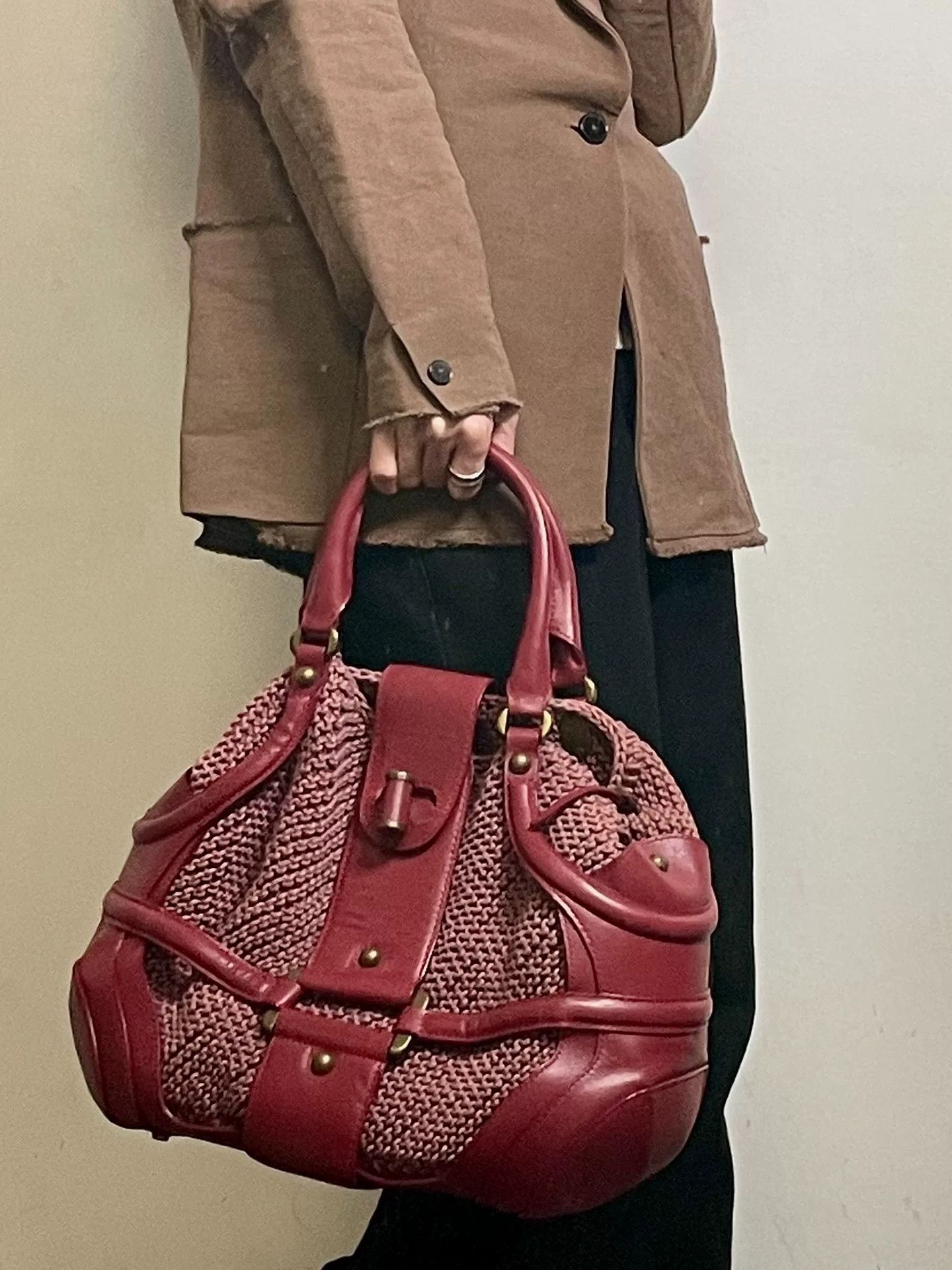 Alexander McQueen alexander mcqueen red leather bag Size ONE SIZE - 1 Thumbnail