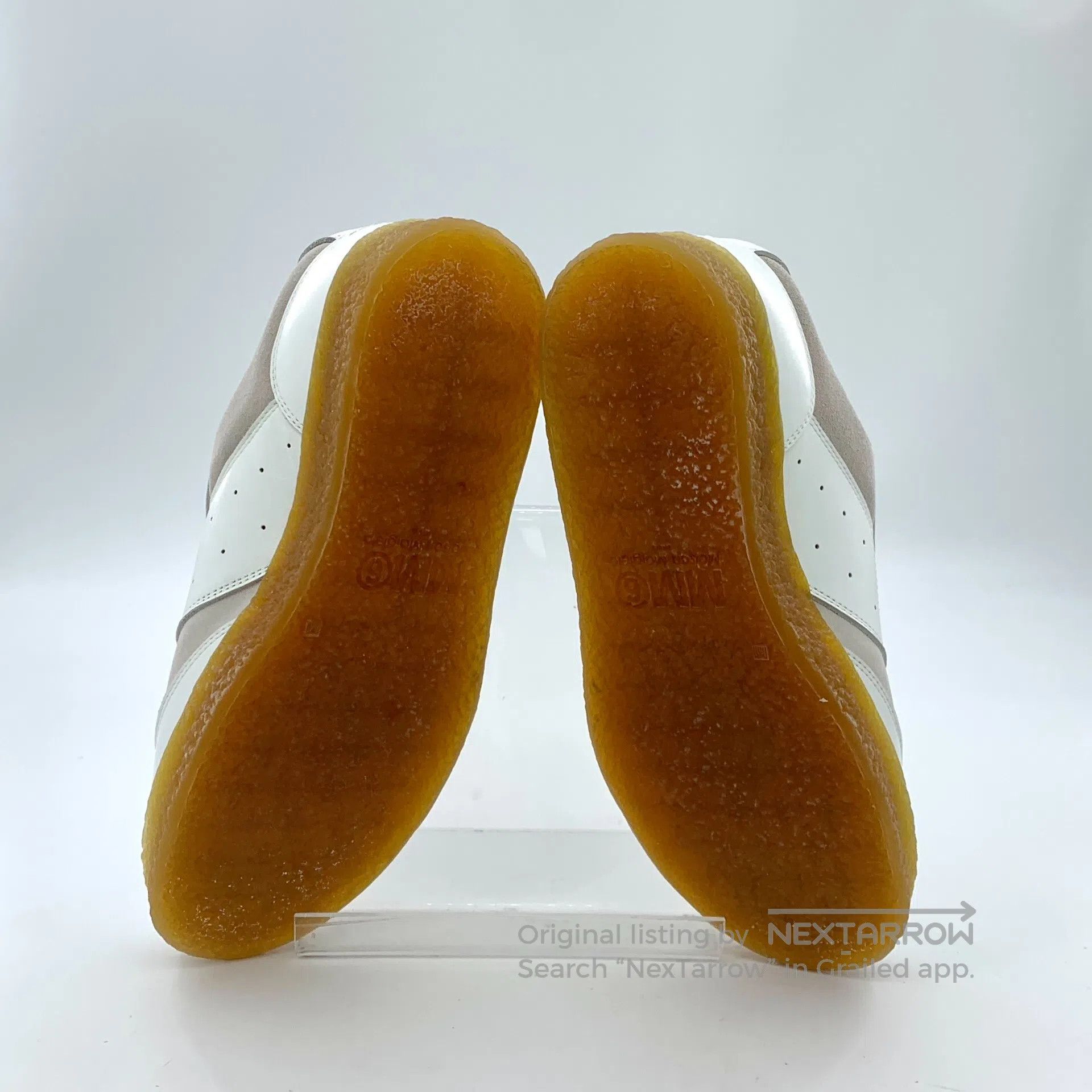 Maison Margiela Maison Margiela White Leather Laced Casual Flat Loafers wi Size US 6.5 / IT 36.5 - 5 Thumbnail