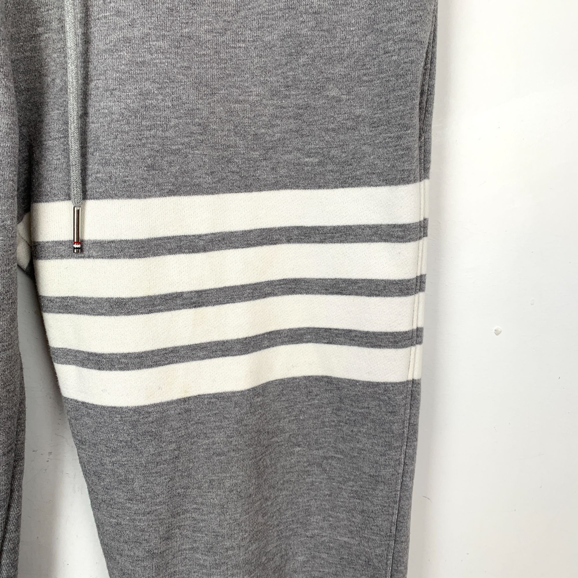 Thom Browne THOM BROWNE New York Gray Cotton Jogger Sweatpants With Four Size 25" / US 0 / IT 36 - 5 Thumbnail