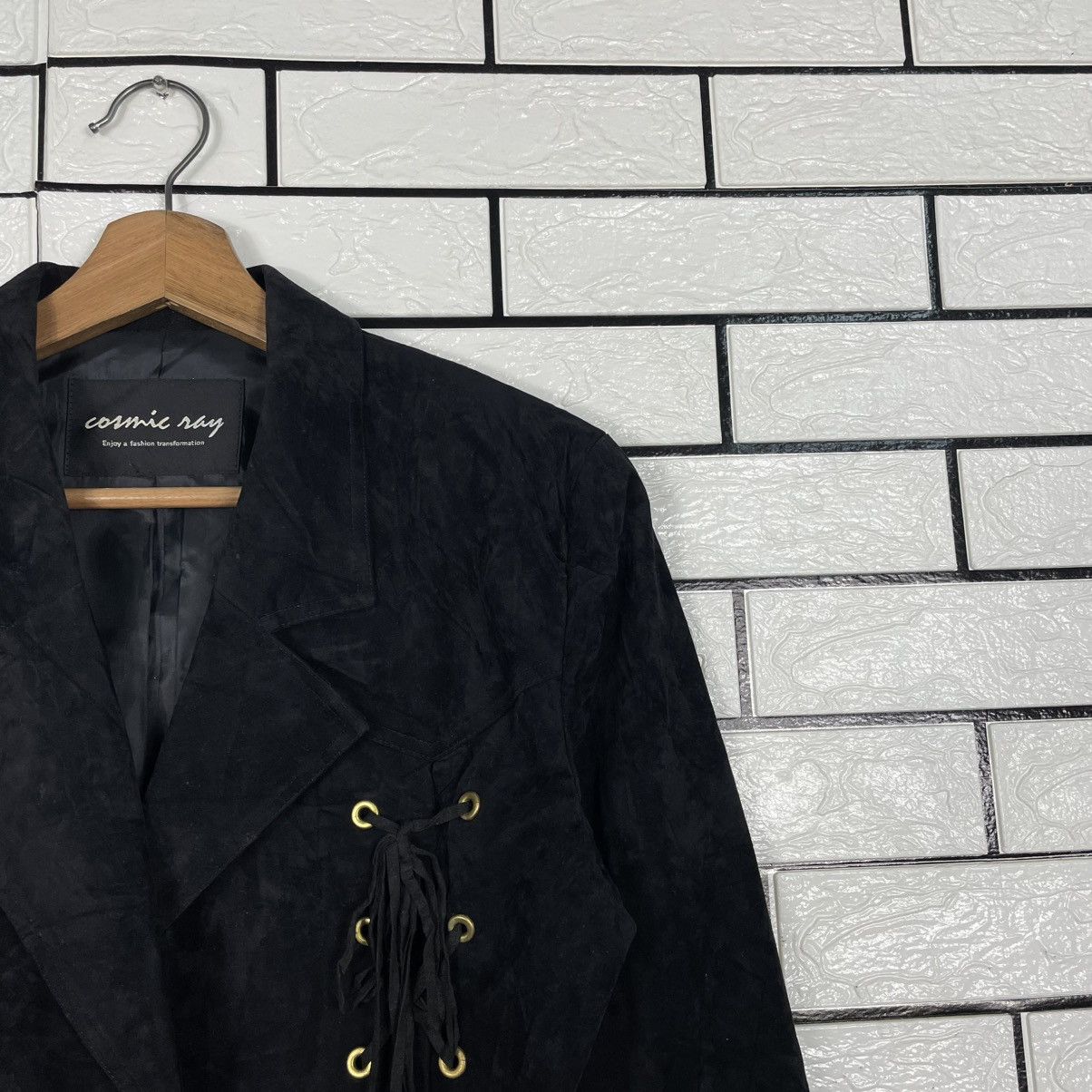 Japanese Brand Cosmic Ray Crop Jacket Size S / US 4 / IT 40 - 5 Thumbnail