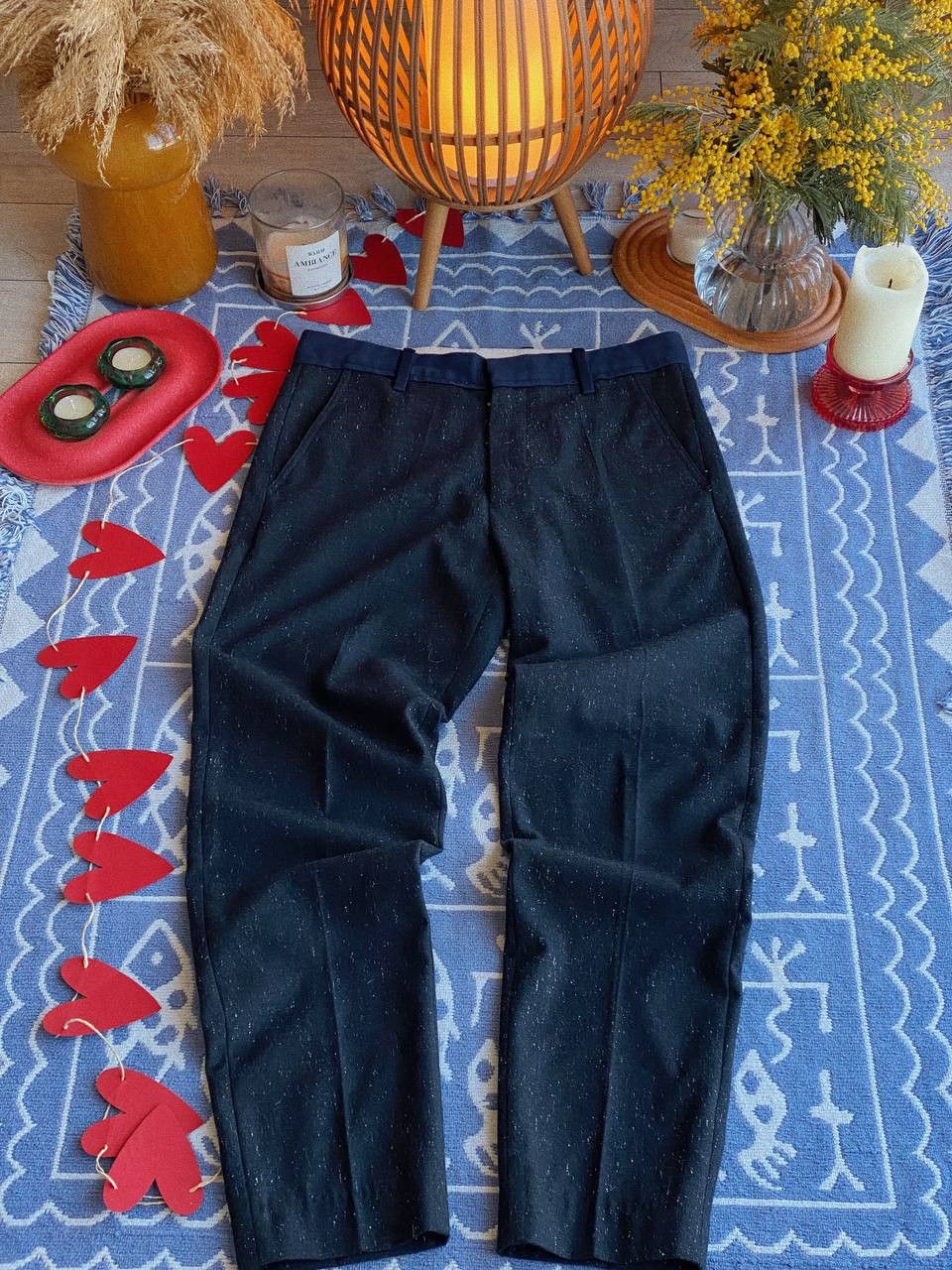 Wood Wood Wood Wood Tweed Pants Wool Silk Blend Size US 28 / EU 44 - 1 Thumbnail