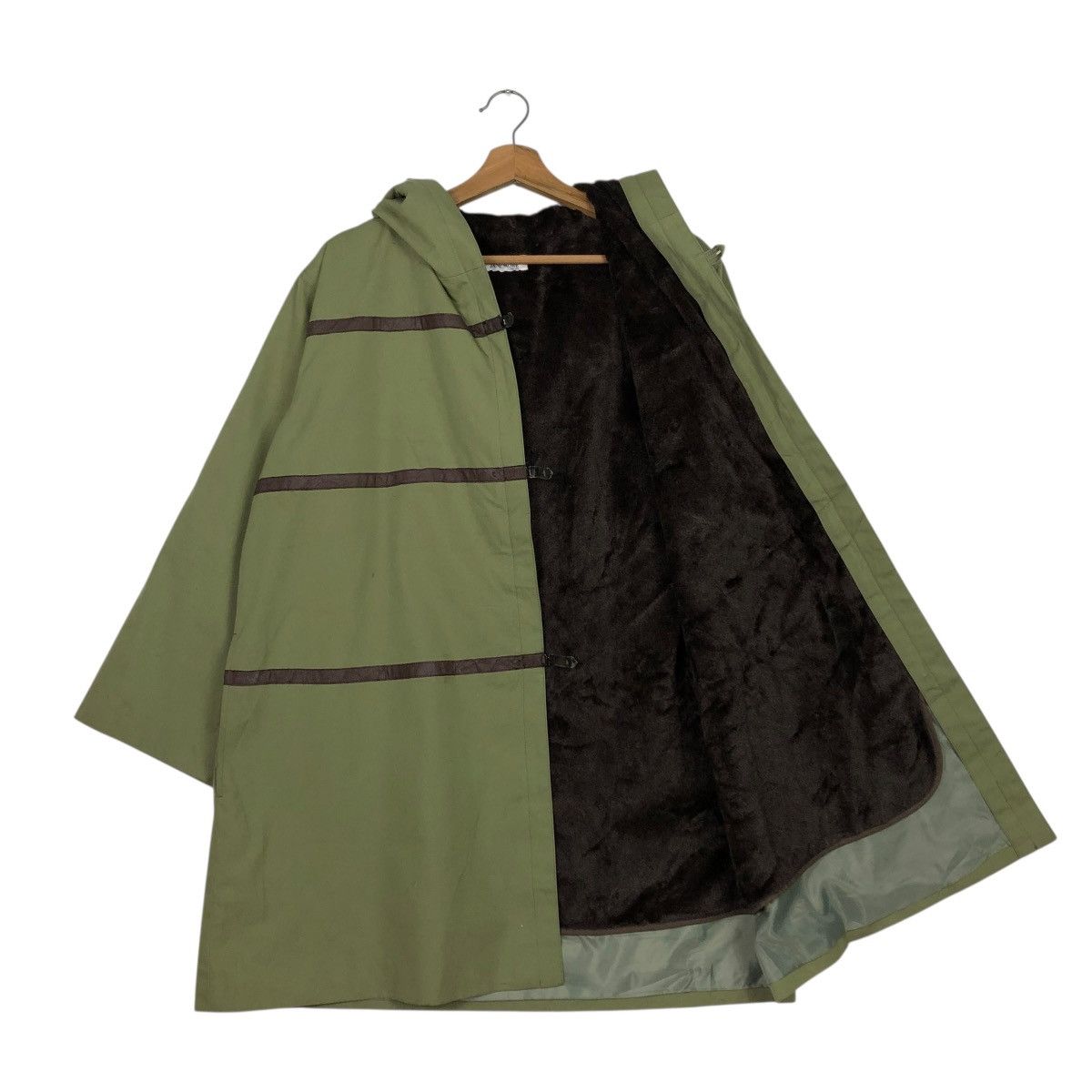 Japanese Brand 🔥RICH GREEN LONG JACKET JANE MORE MINK FUR BLANKET Size US M / EU 48-50 / 2 - 15 Thumbnail