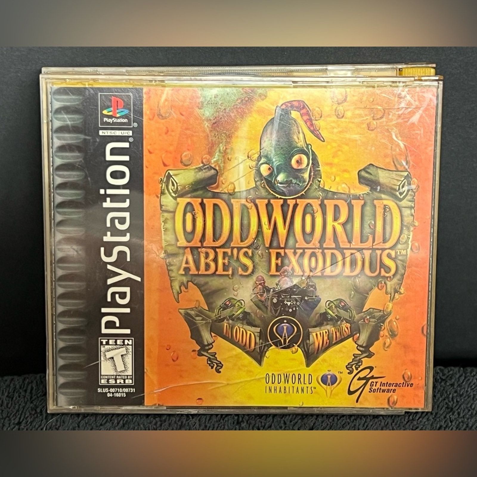 Sony Oddworld: Abe's Exoddus (Sony PlayStation 1, 1998) Tested Size ONE SIZE - 1 Thumbnail