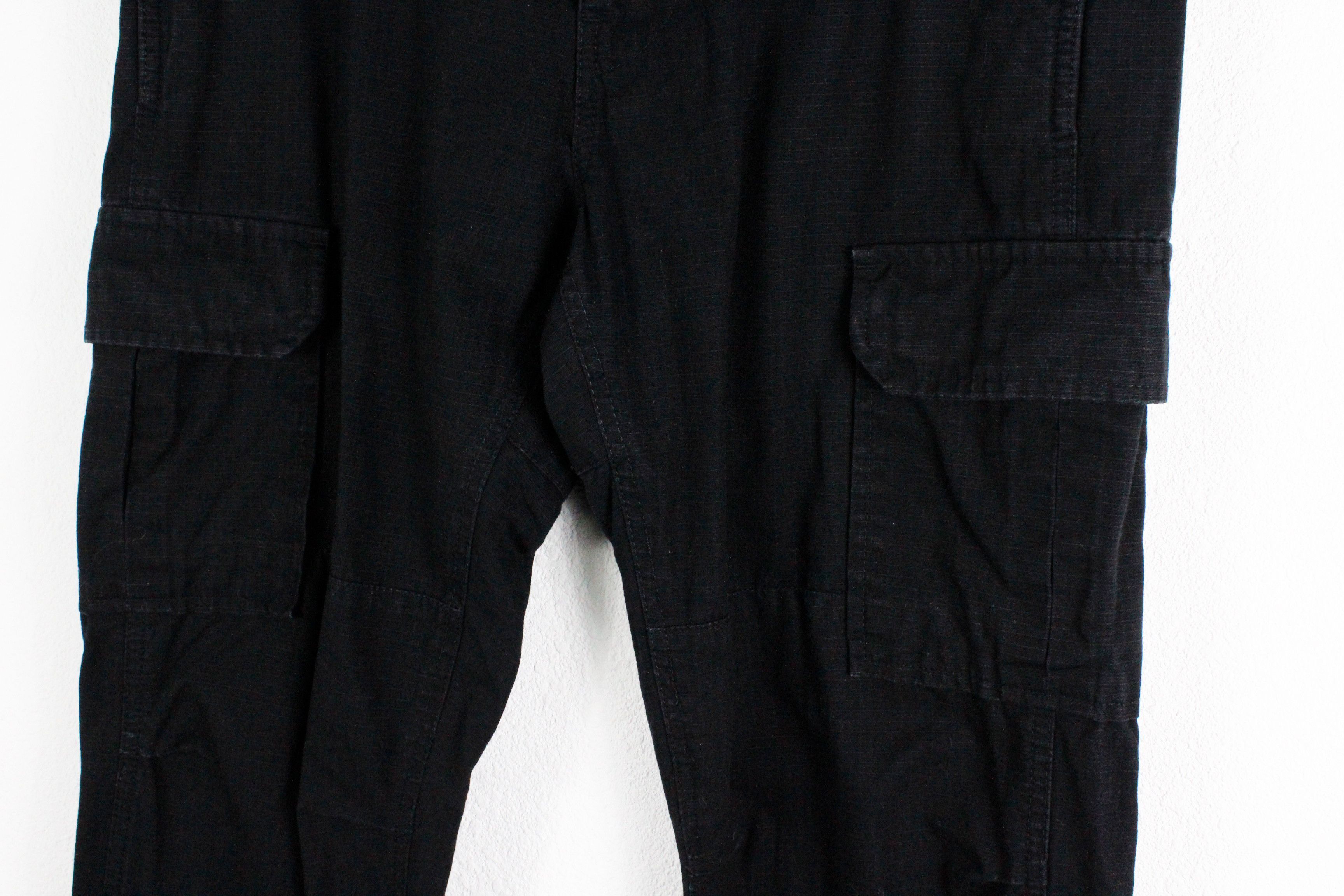 Dickies × Vintage Dickies Logo Black Cargo Pants W31 L32 Size US 31 - 4 Thumbnail