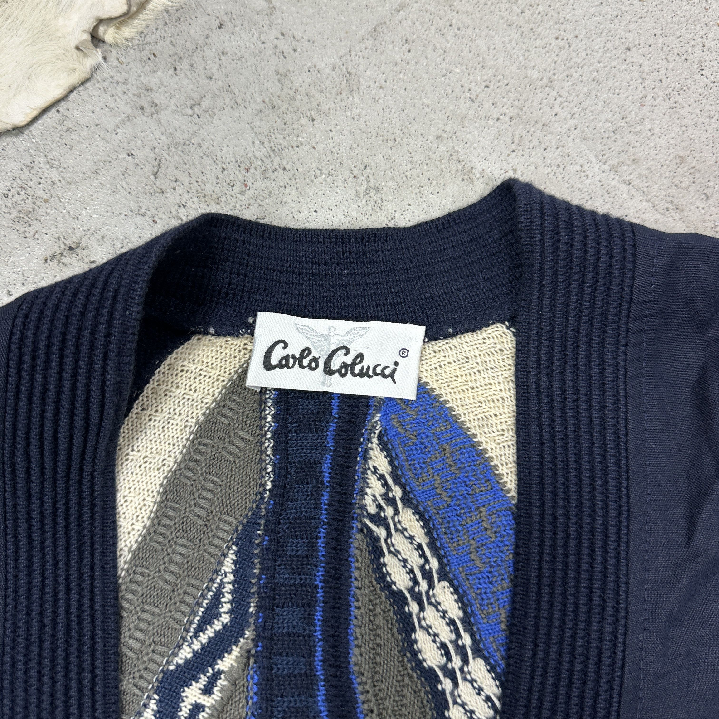 Carlo Colucci Vintage Casual Preppy Old Money Carlo Colucii Cardigan 00s Size US M / EU 48-50 / 2 - 3 Thumbnail