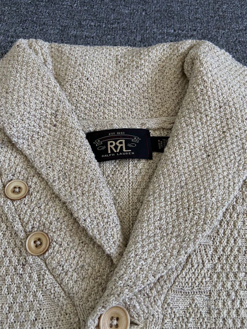 RRL Ralph Lauren RRL Ralph Lauren Off white knitted sweater Size US M / EU 48-50 / 2 - 3 Thumbnail