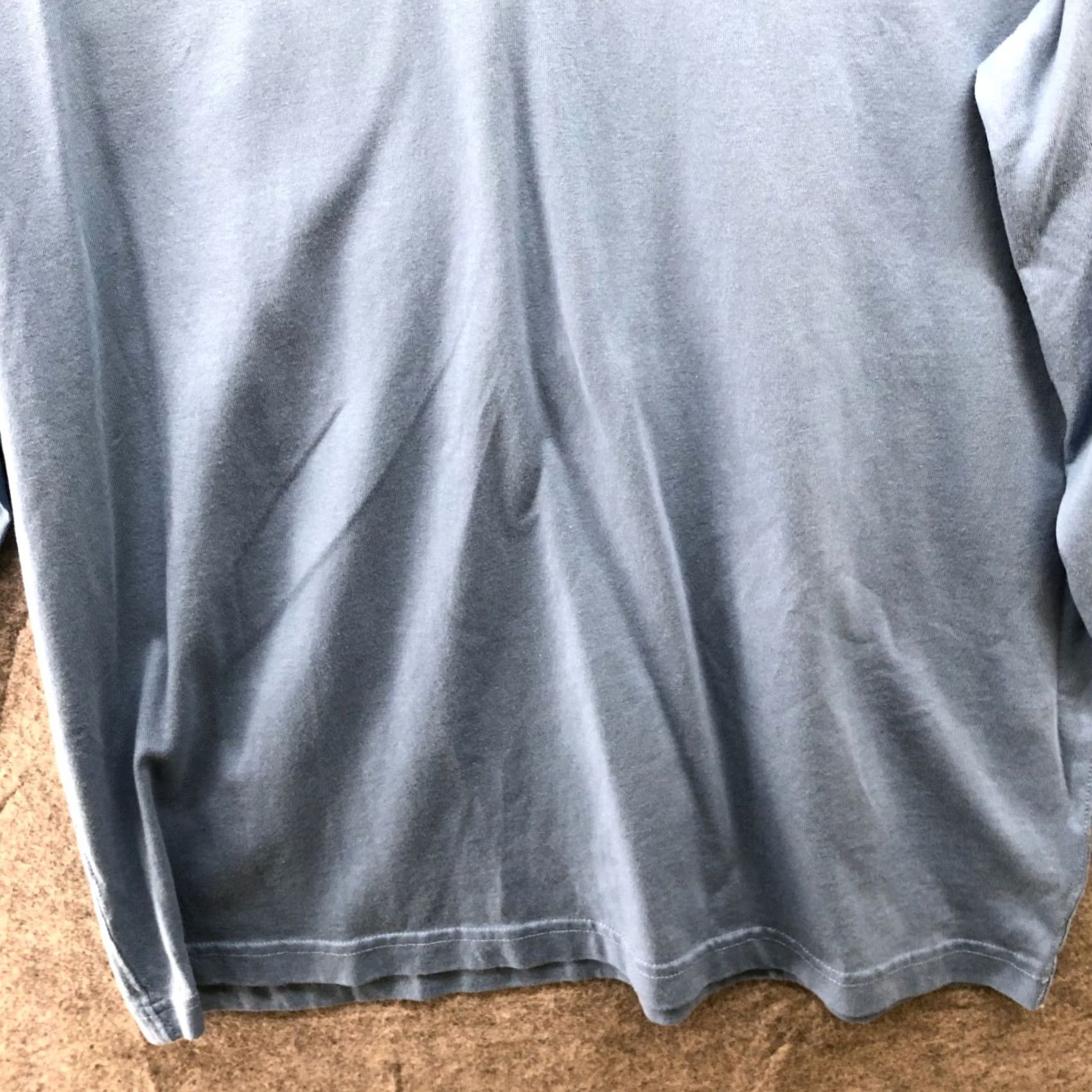 Lands' End Lands' End Long Sleeve Henley T Shirt Mens M Cotton Blue Regular Knit Button T-Shirt Shirt Regular Mens Blue Henley Cotton Size US M / EU 48-50 / 2 - 4 Thumbnail