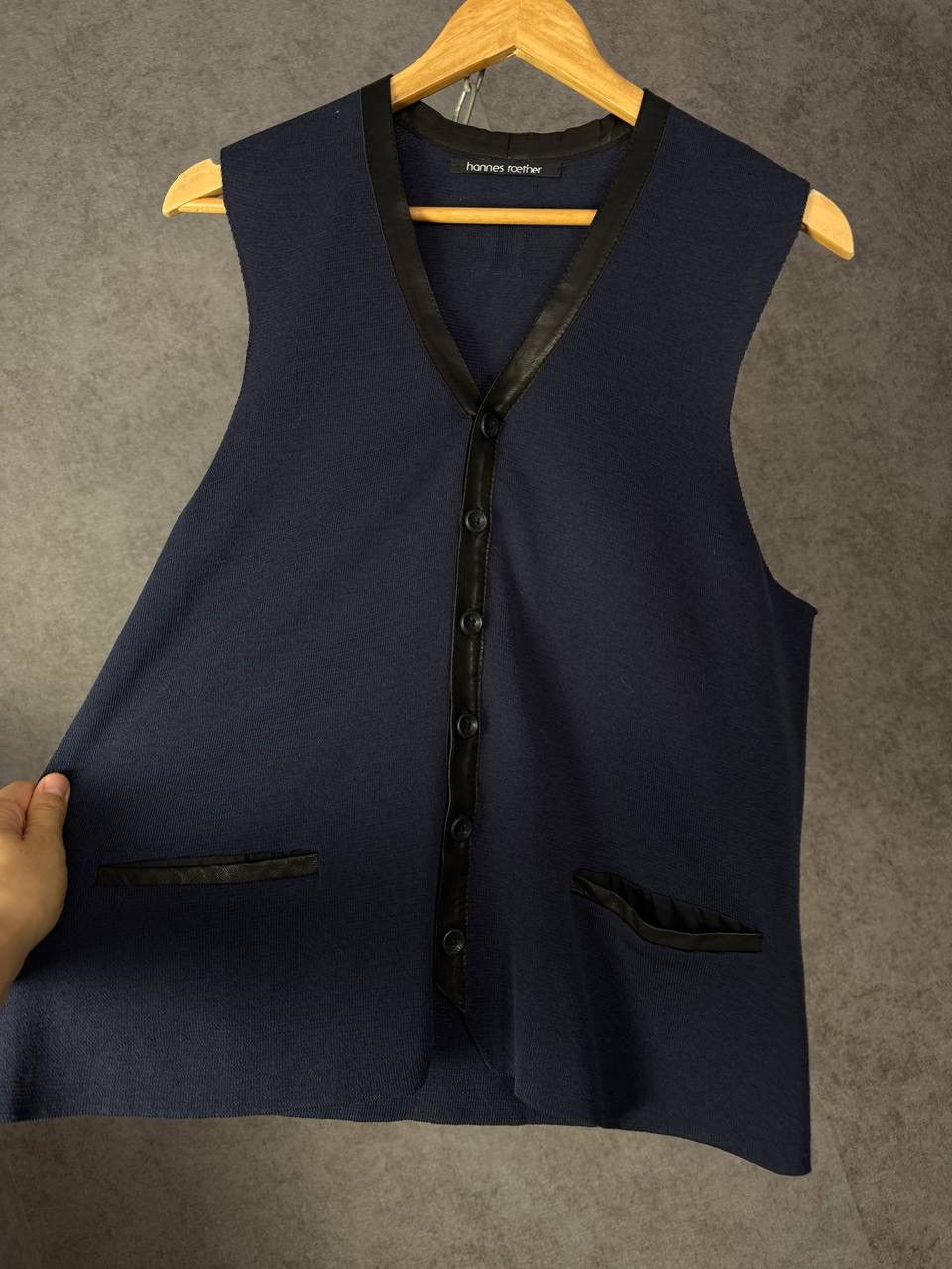 hannes roether Hannes Roether avant garde designer vest Size 46S - 4 Thumbnail