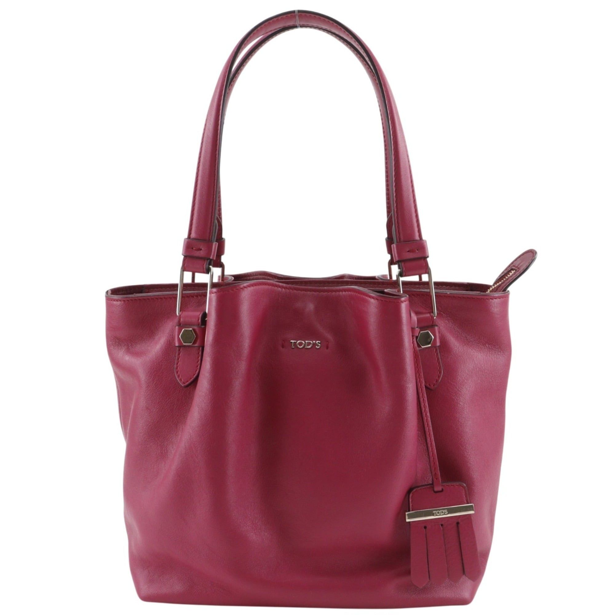 Tod's Tod's Flower Bag Tote Bag, Leather, Pink, A5 Size, Women's Size ONE SIZE - 1 Thumbnail