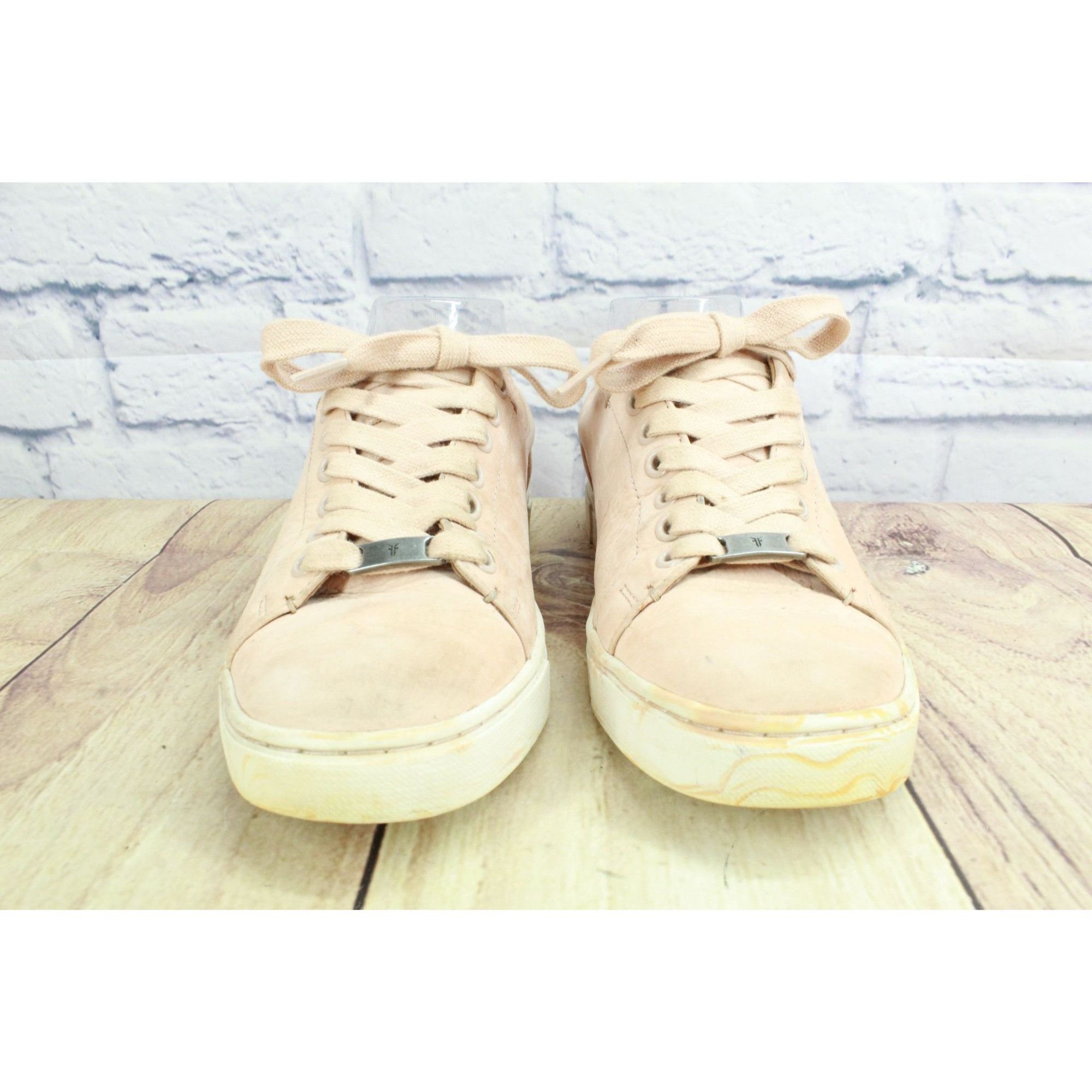 Frye Frye Blush Pink Ivy Leather Low Sneakers Size US 7.5 / IT 37.5 - 4 Thumbnail