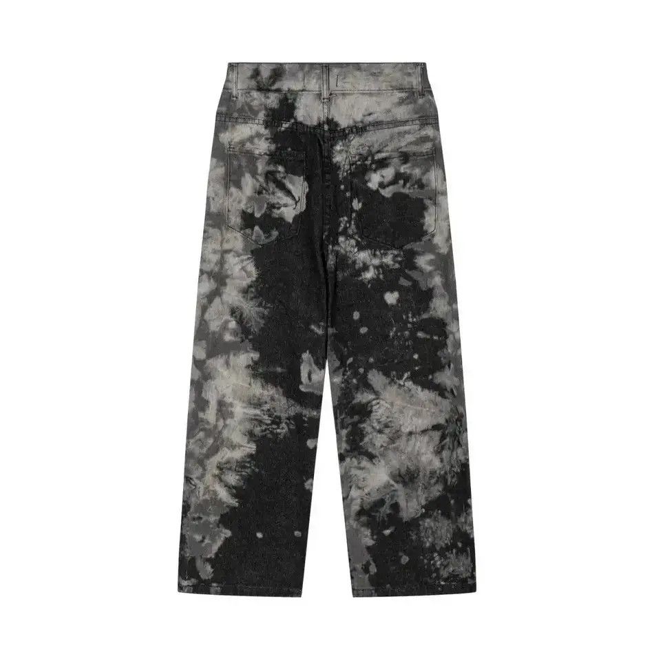 Japanese Brand Straight Wide Leg Pants Graffiti Print Casual Jeans Y2k Size US 32 / EU 48 - 2 Thumbnail