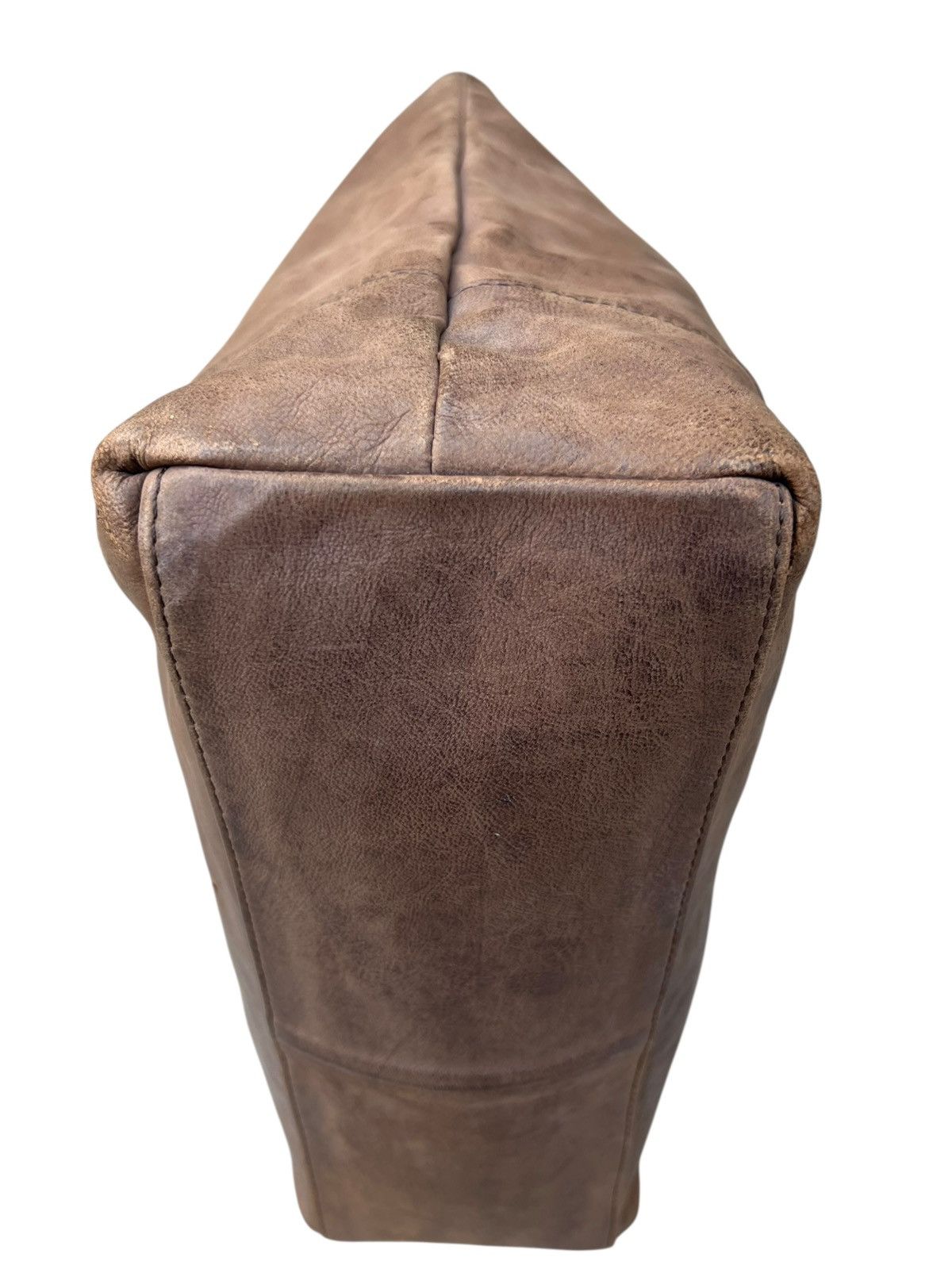 Leather Kissora Japan Faded Patina Leather Tote Bag Size ONE SIZE - 13 Thumbnail