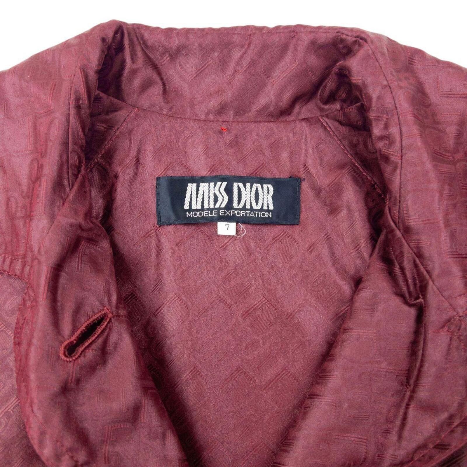 Dior Vintage 70s Dior Monogram Jacket Womens Size L Size L / US 10 / IT 46 - 5 Thumbnail