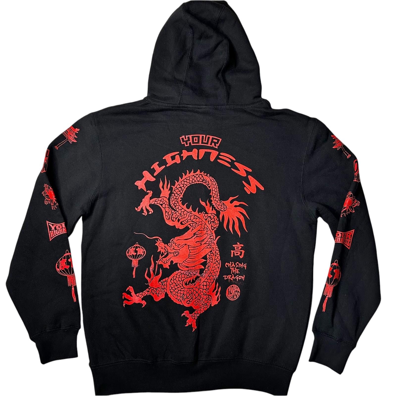 Designer NWOT Your Highness Chasing the Dragon Hoodie Black Mens M Size US M / EU 48-50 / 2 - 1 Thumbnail
