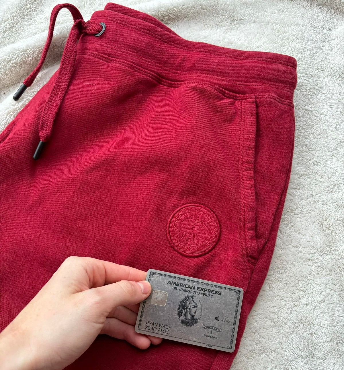 Canada Goose Canada Goose Inferno Red Sweats Size US 38 / EU 54 - 2 Thumbnail