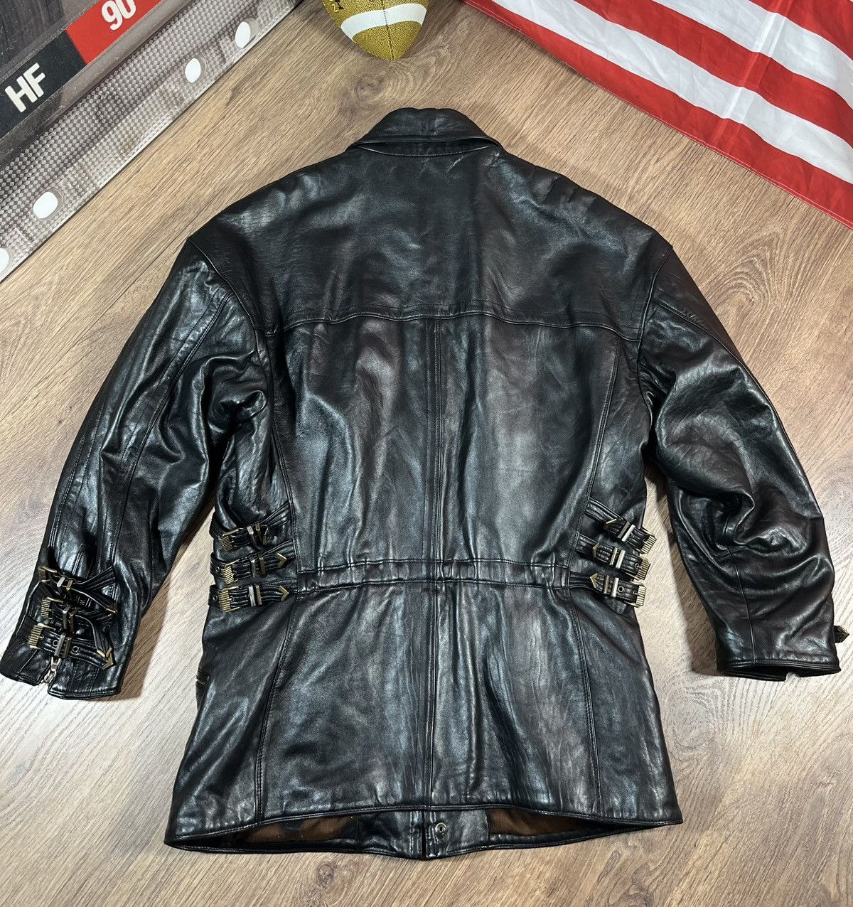 Versace GIANNI VERSACE 1992s LEATHER JACKET VERY RARE Size US XL / EU 56 / 4 - 21 Thumbnail